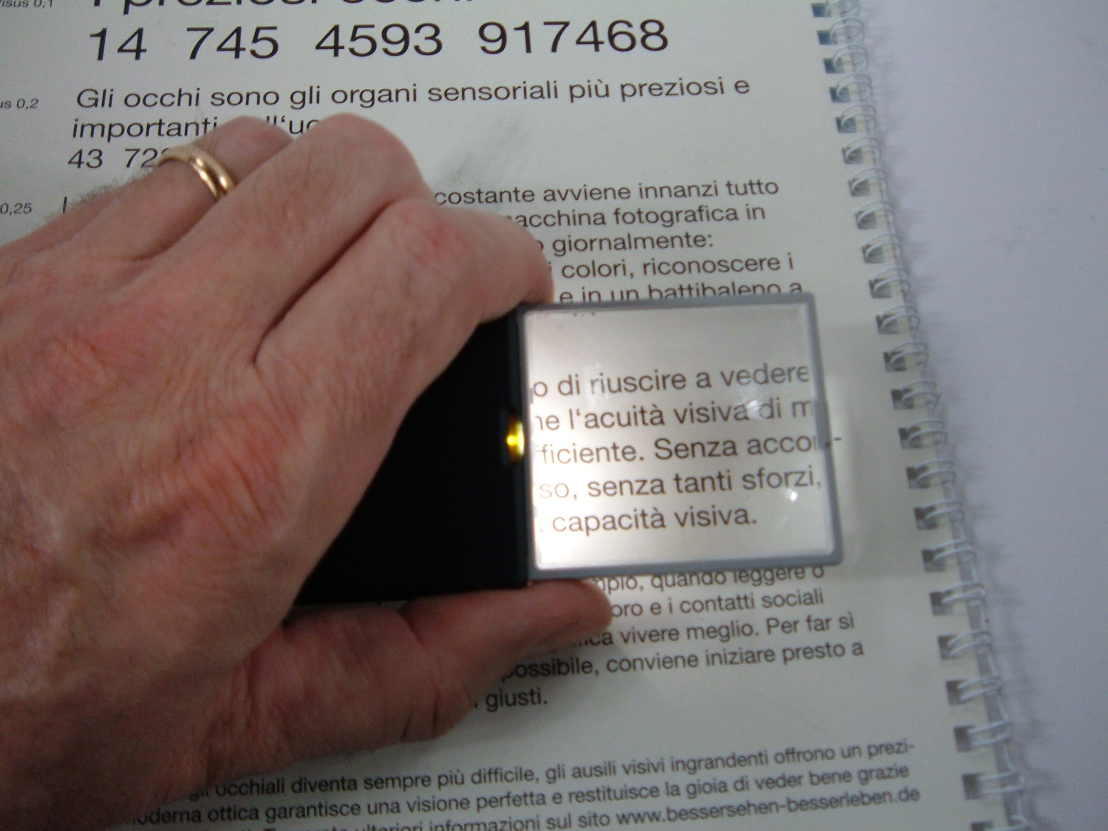 LENTE INGRANDIMENTO TASCABILE - Eschenbach Easy Pocket 3X nera