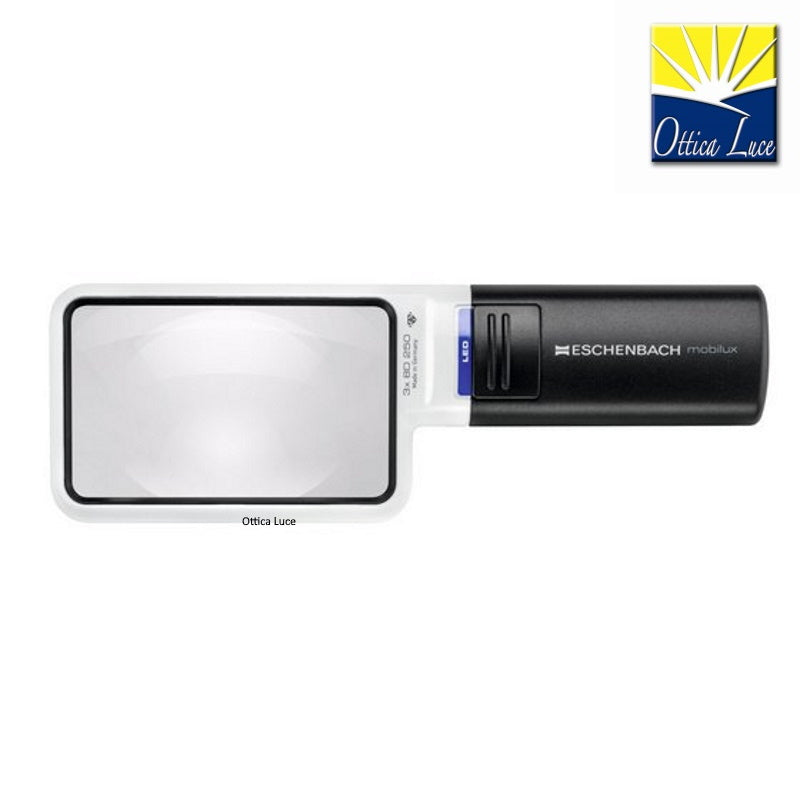 LENTE INGRANDIMENTO - Eschenbach Mobilux LED 3X 8D 5.4x9 cm