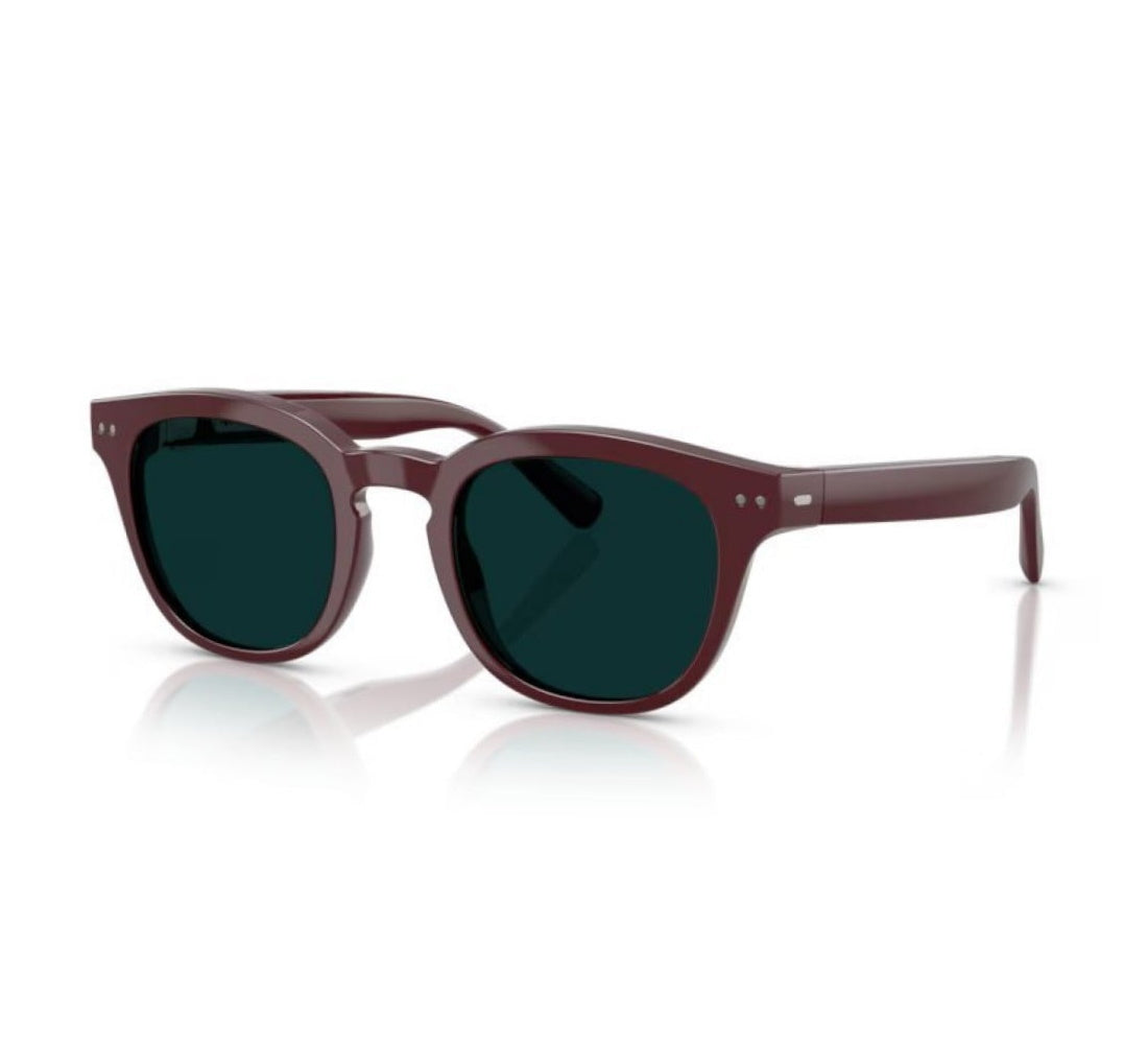 Nuance Audio  Panthos 48 AW5002 05  Transitions Verde Smeraldo Glasses Life Style  Shiny Burgundy calibro 48  500205