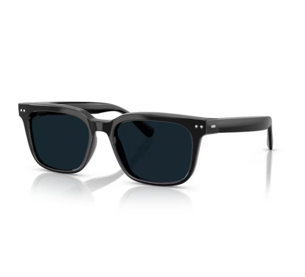 Nuance Audio  Square 56  AW5004 04  Transitions Grey Glasses Life Style  Shiny Black calibro 56  500404