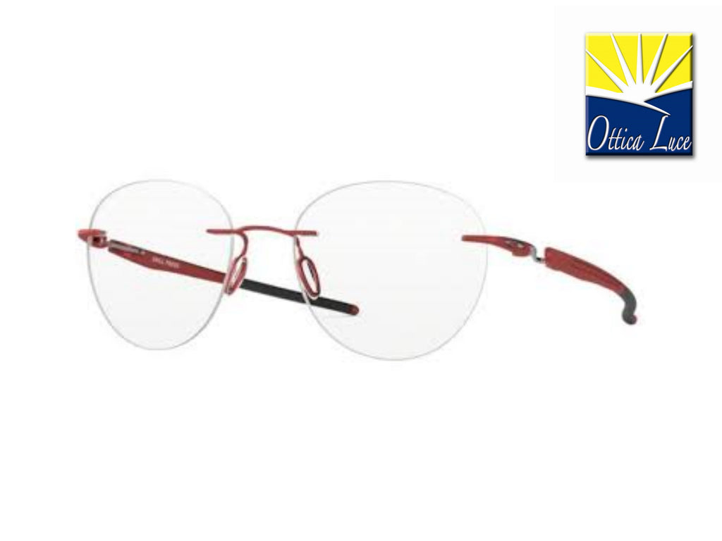 Occhiali da Vista OAKLEY - Drill Press 5143 04 Satin Brick Red calibro 51  514304 Titanium