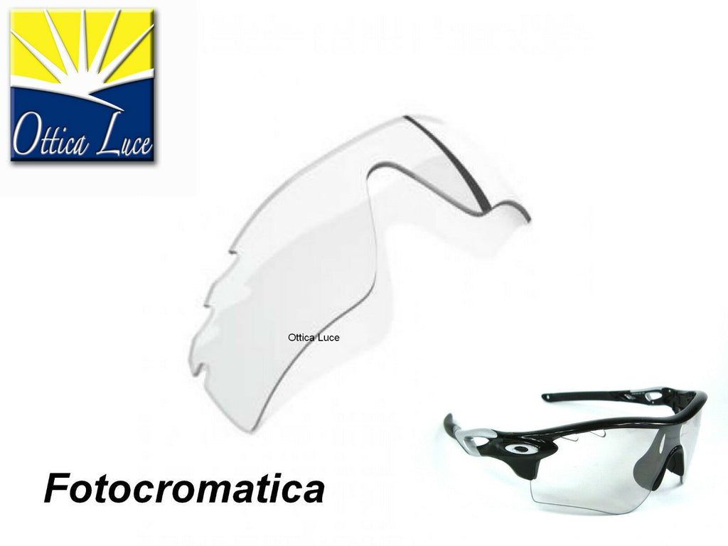 Oakley Lente Ricambio Radarlock Vented Fotocromatica 9181 Clear Black Iridium