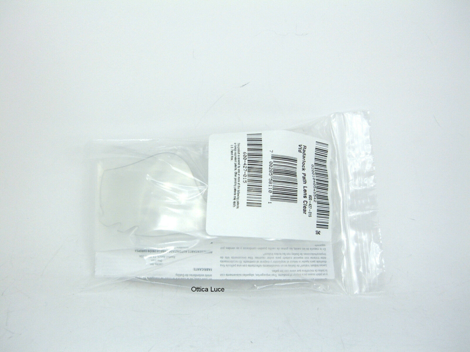 Oakley Lente Ricambio Radarlock Vented Fotocromatica 9181 Clear Black Iridium