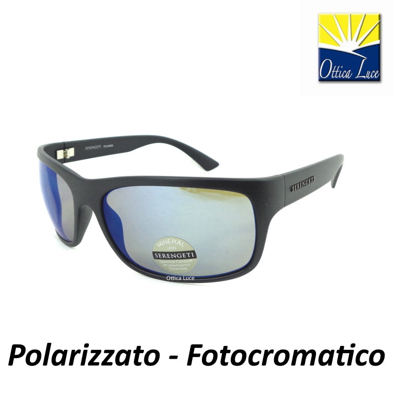SERENGETI - Pistoia 8298 Polarized Glass Blu Fotocromatico Sport Racing Driving