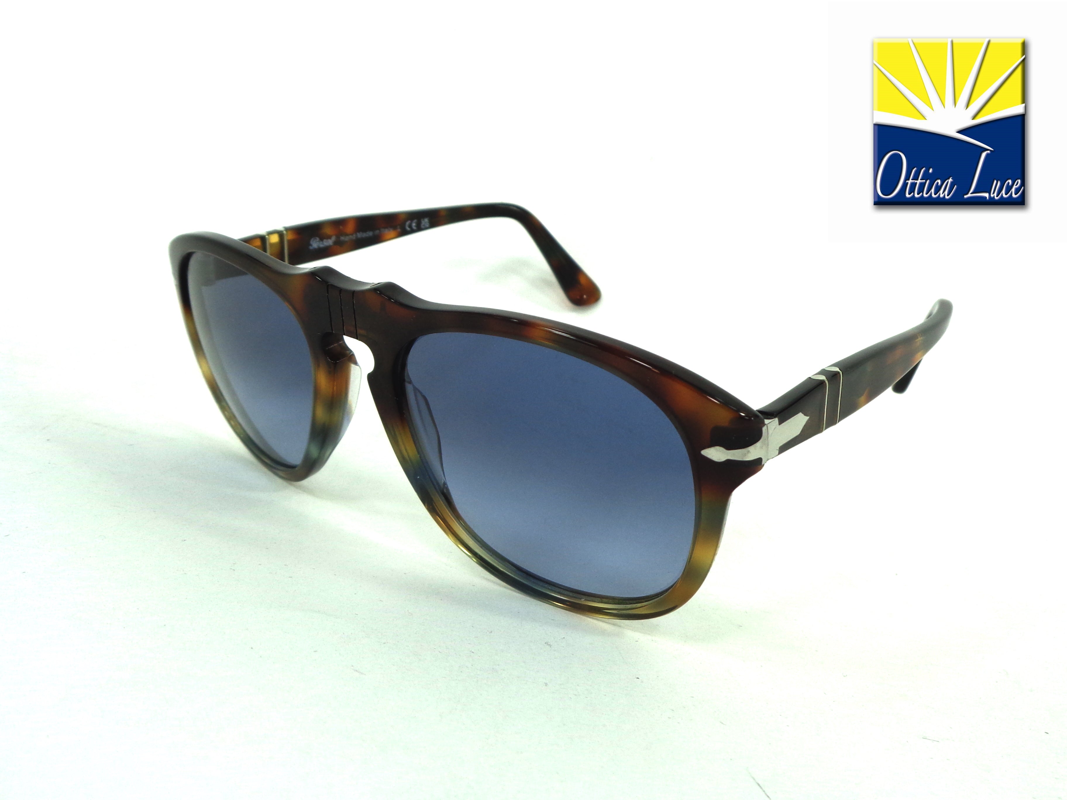 PERSOL - 649 1158Q8 Calibro 52 0649 tortoise spotted brown