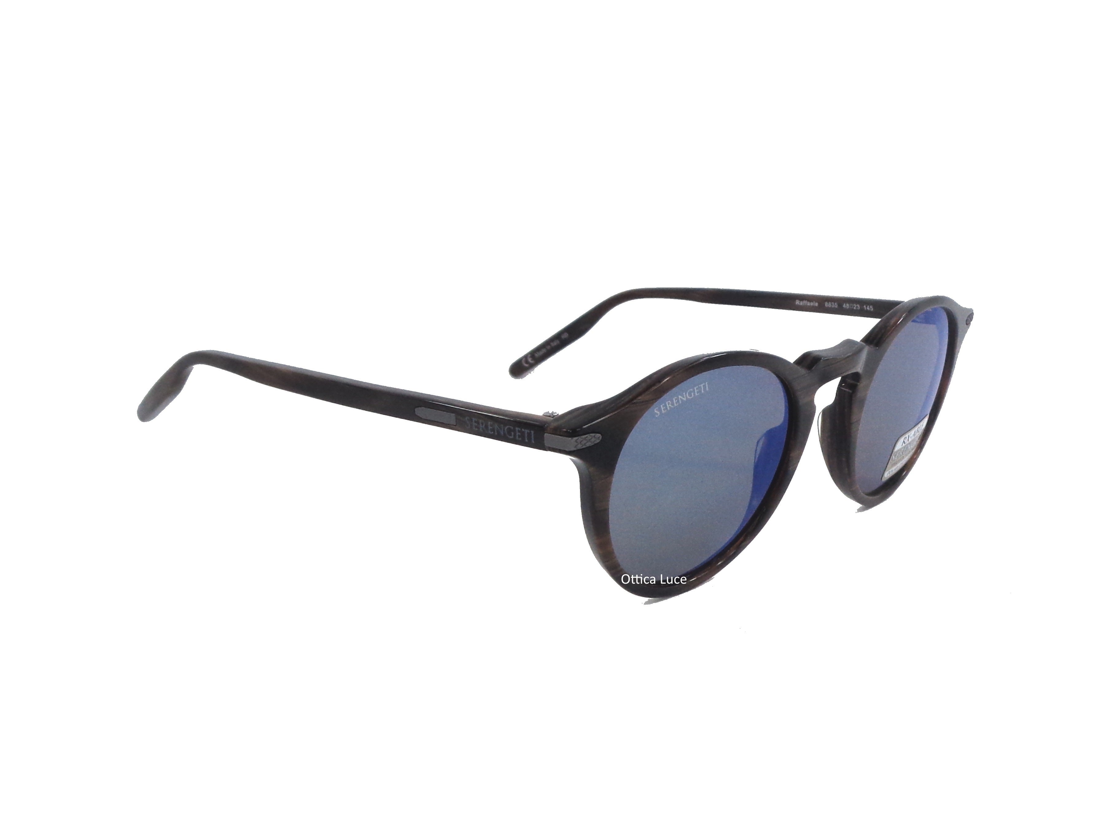 SERENGETI - Raffaele 8835 Polarizzato 555 Blue Glass Fotocromatico Pesca Sport
