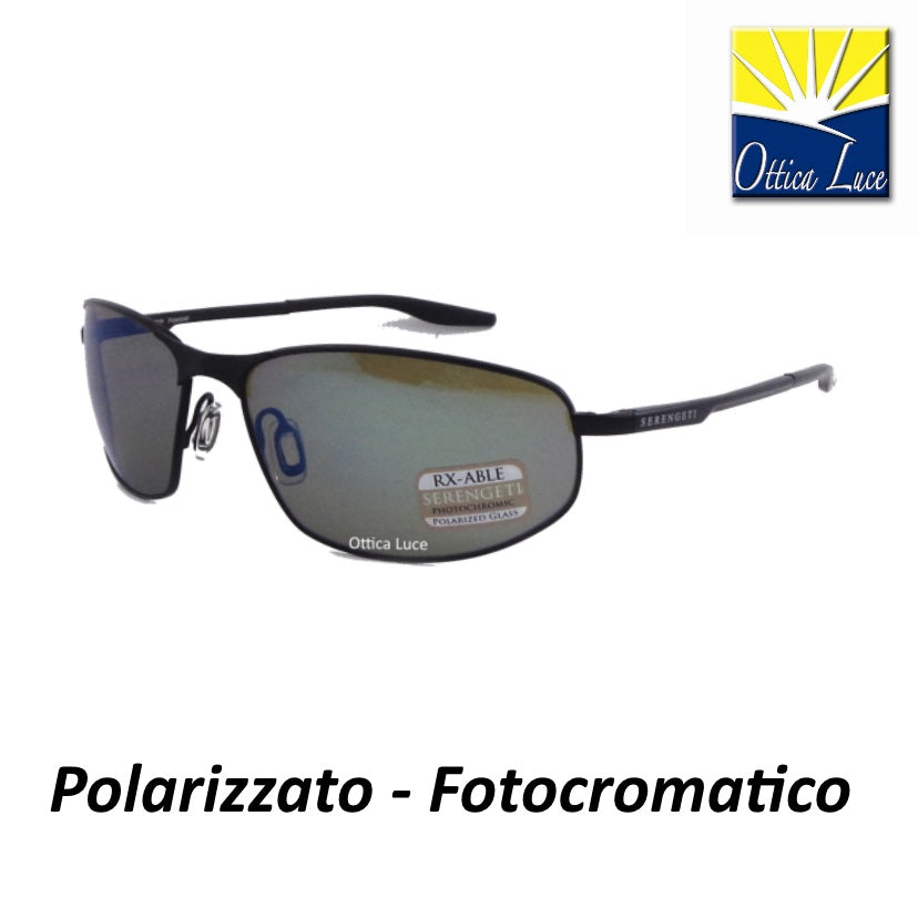 SERENGETI - Matera Large 8729 Polarizzato 555 Blue Glass Fotocromatico Pesca Sport
