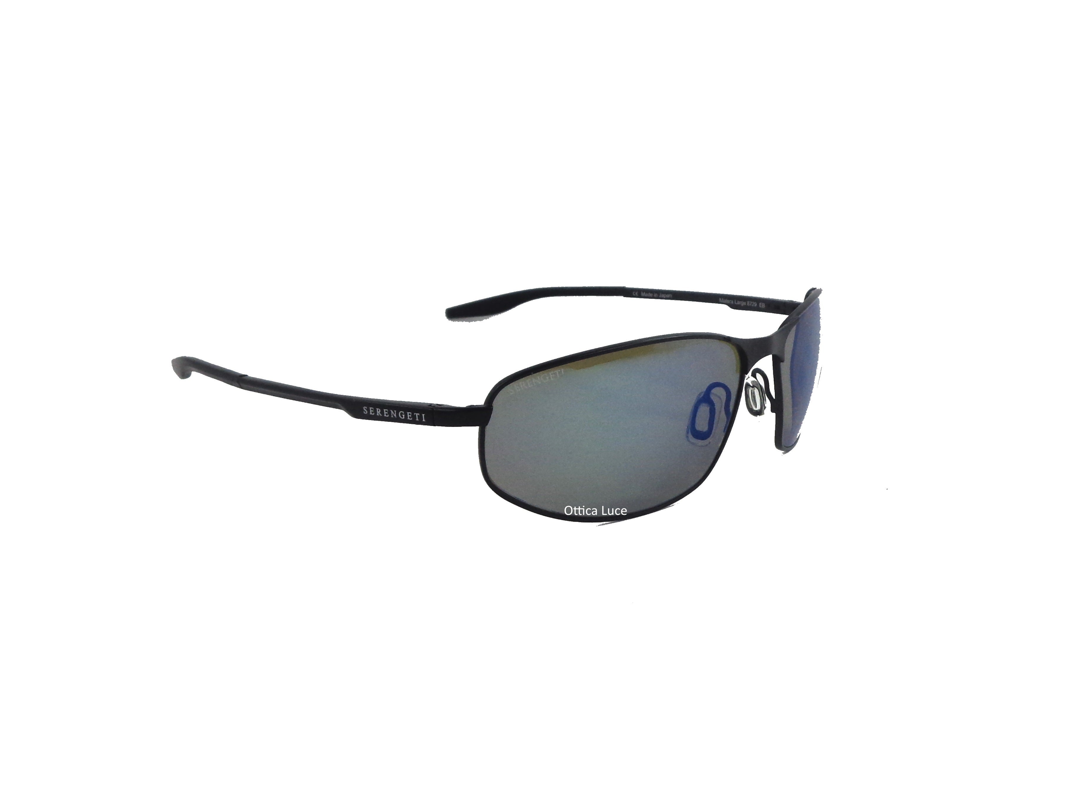 SERENGETI - Matera Large 8729 Polarizzato 555 Blue Glass Fotocromatico Pesca Sport