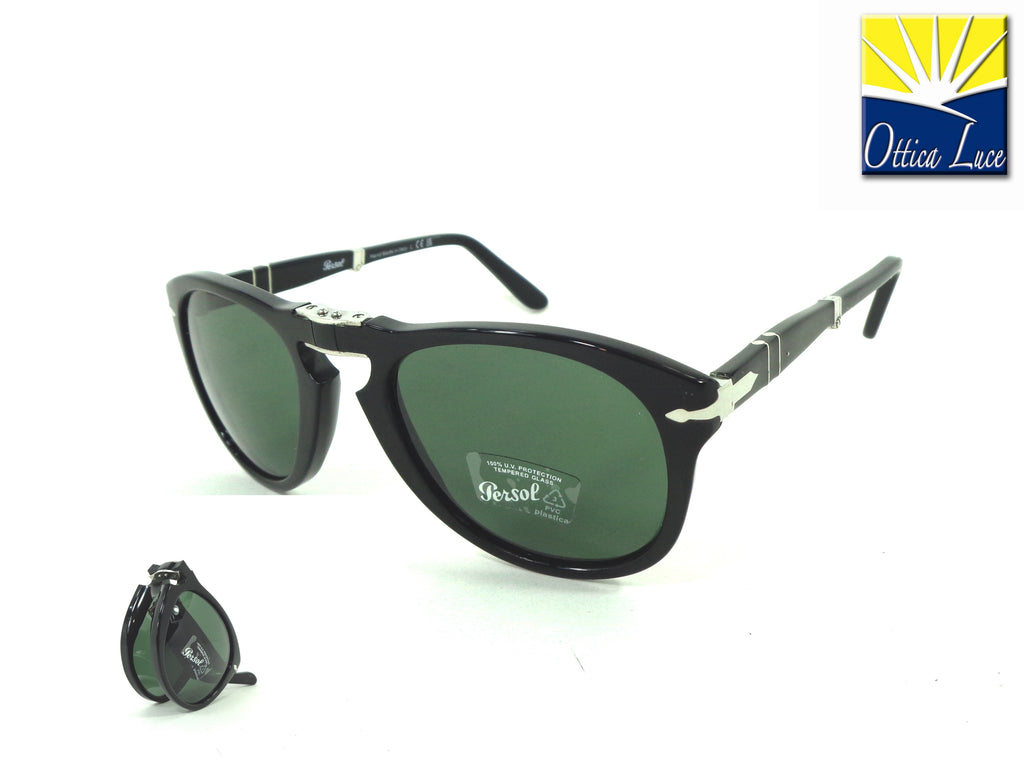 PERSOL - 714 95/31 Nero Lucido calibro piccolo 52 pieghevole