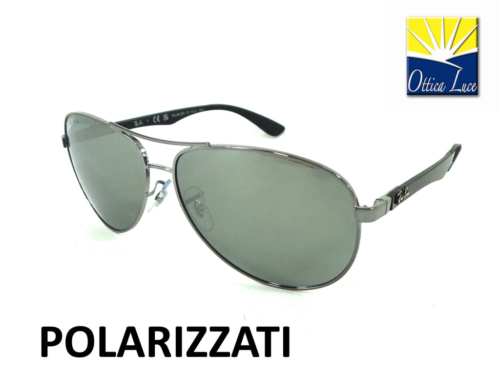 RAY BAN TECH - 8313 004/K6 CARBON FIBRE polarizzato calibro 61