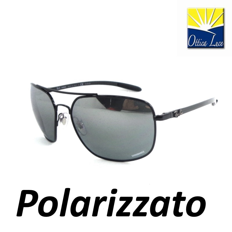 RAY BAN - Chromance 8322 002 5L Carbonio 8322CH 0025L Polarizzato