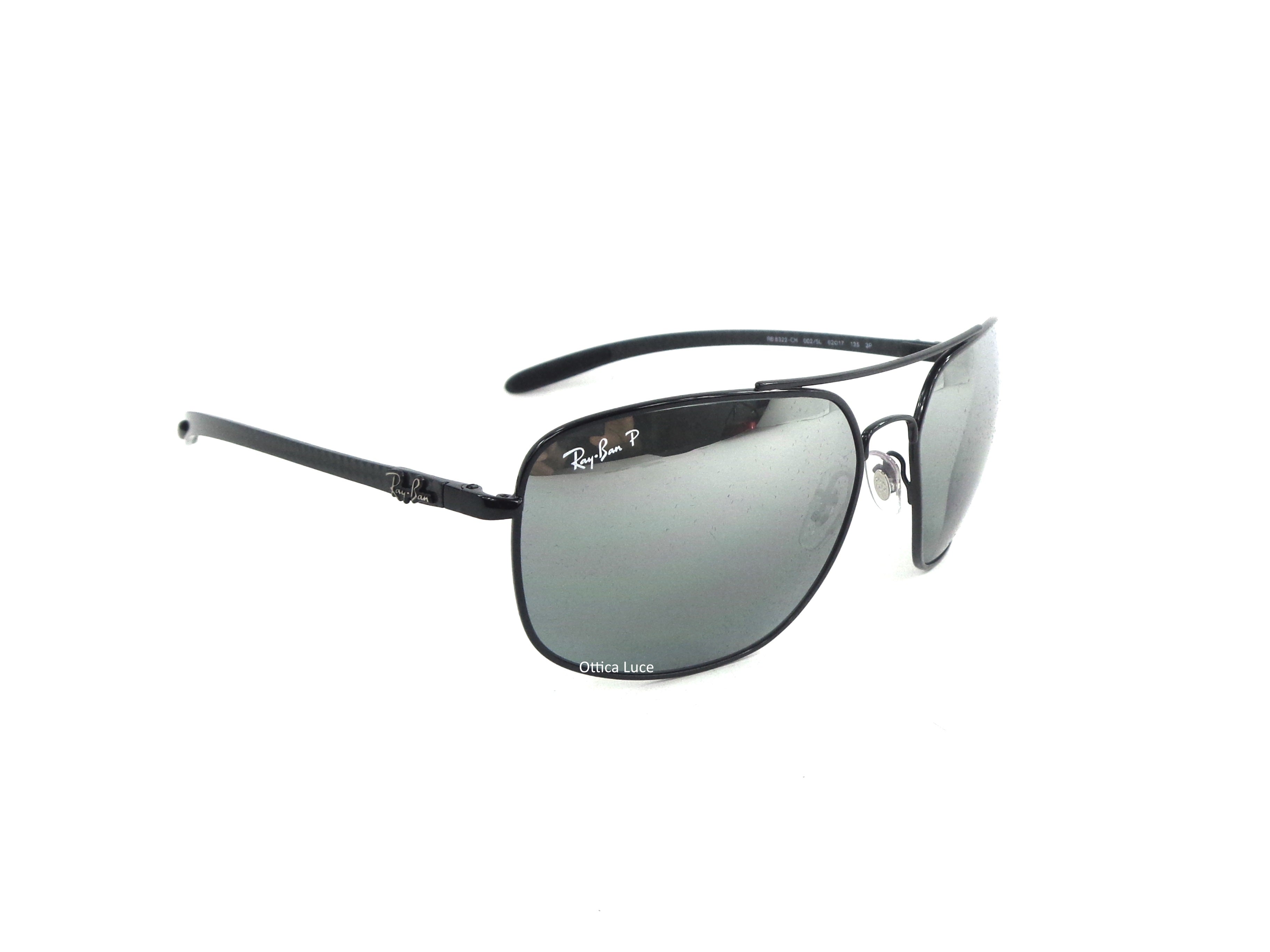 RAY BAN - Chromance 8322 002 5L Carbonio 8322CH 0025L Polarizzato