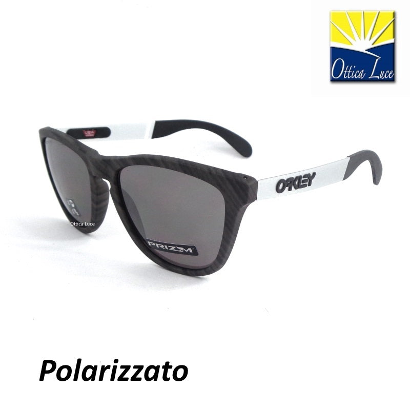 OAKLEY - Frogskins Mix 9428 07 Cycling Sport Racing Prizm Polarizzato 942807 Woodrgain