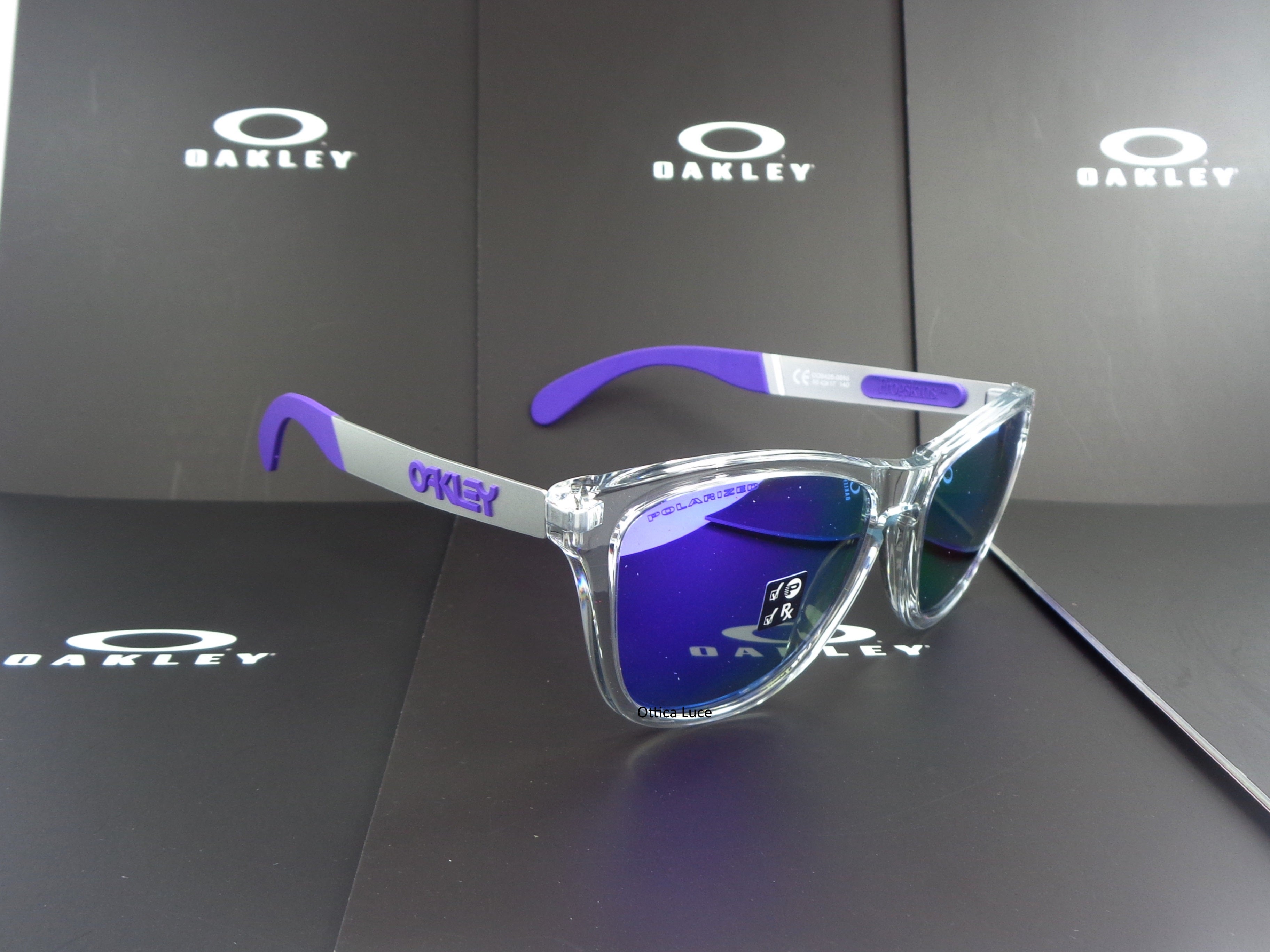OAKLEY - Frogskins Mix 9428 06 Cycling Sport Racing Iridium Polarizzato 942806
