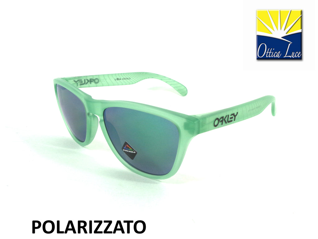 OAKLEY - Frogskins XS 9006 39 Racing Sport Prizm Jade Polar 900639 Youth Calibro Piccolo