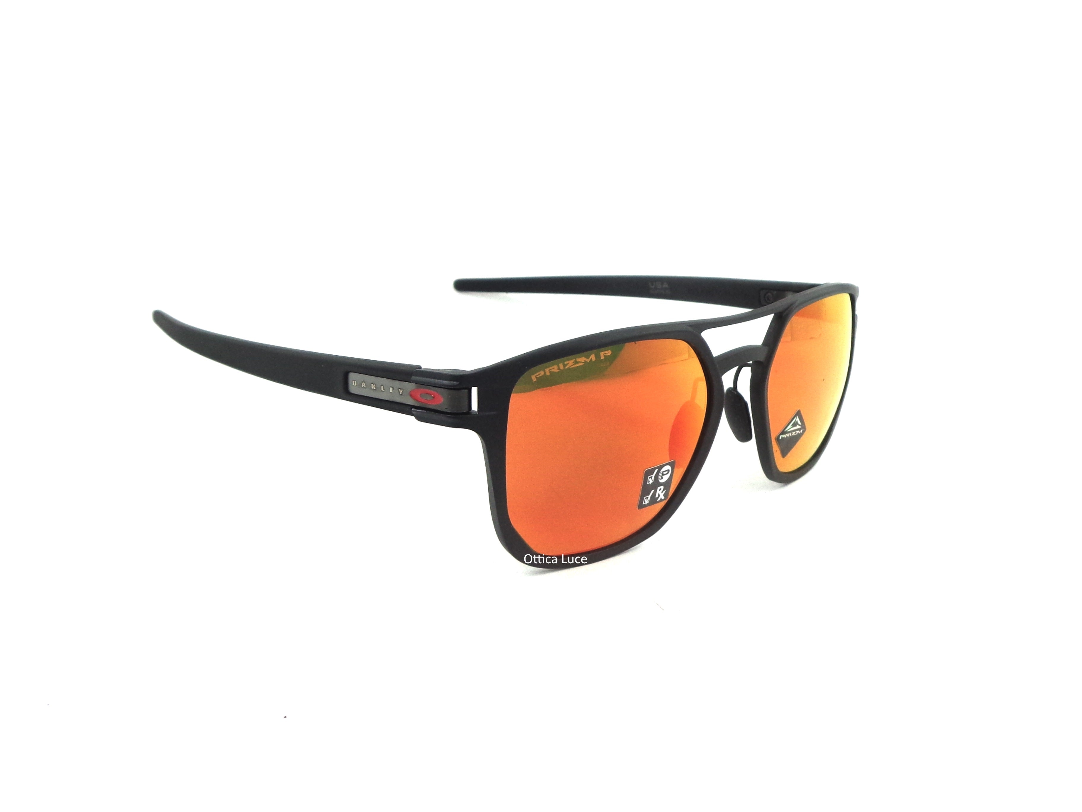 OAKLEY - Latch Alpha 4128 05 Cycling Sport Racing Prizm 412805 Polarizzato
