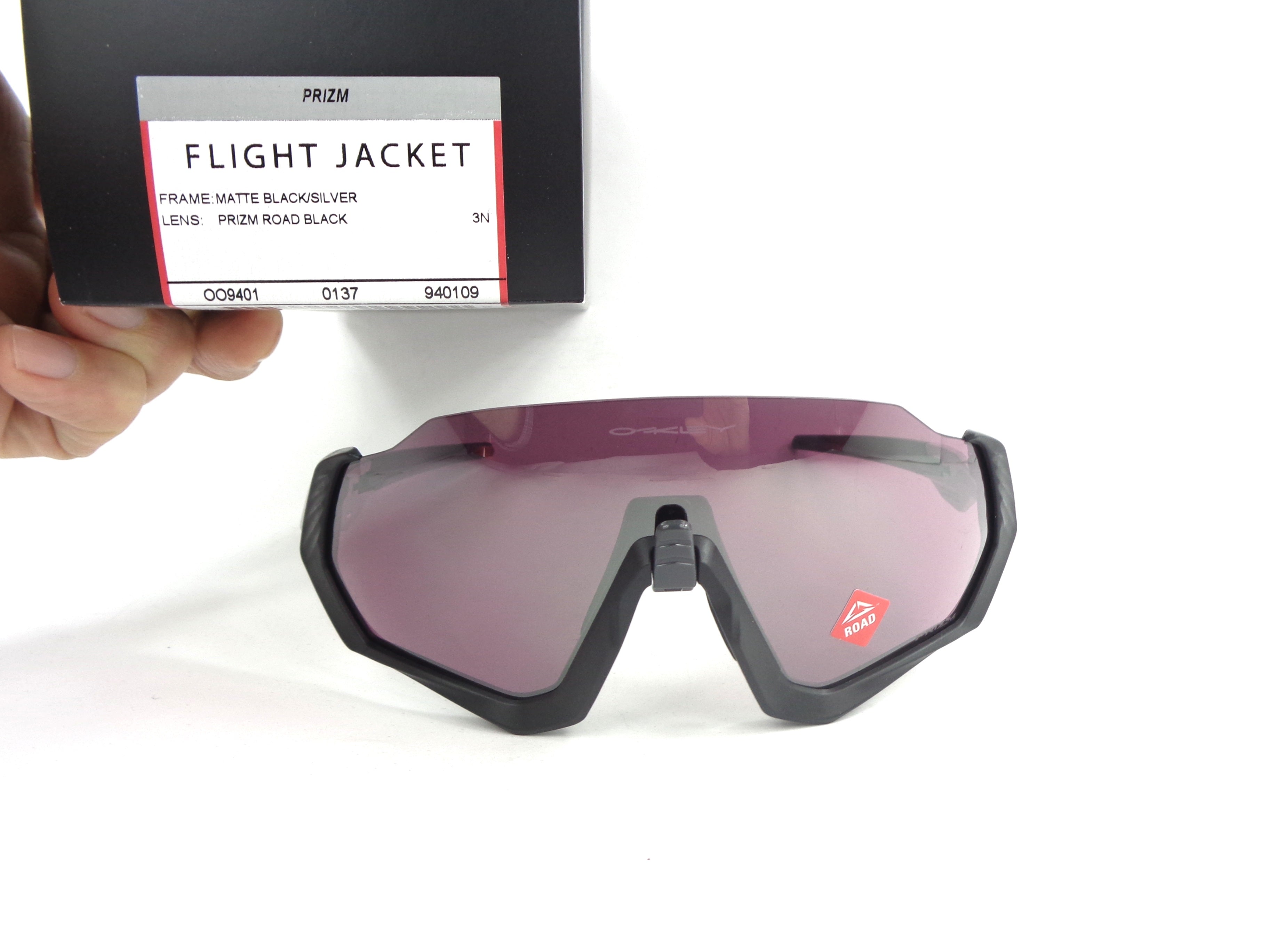 OAKLEY - Flight Jacket 9401 09 Cycling Sport Racing Prizm Road Black 940109