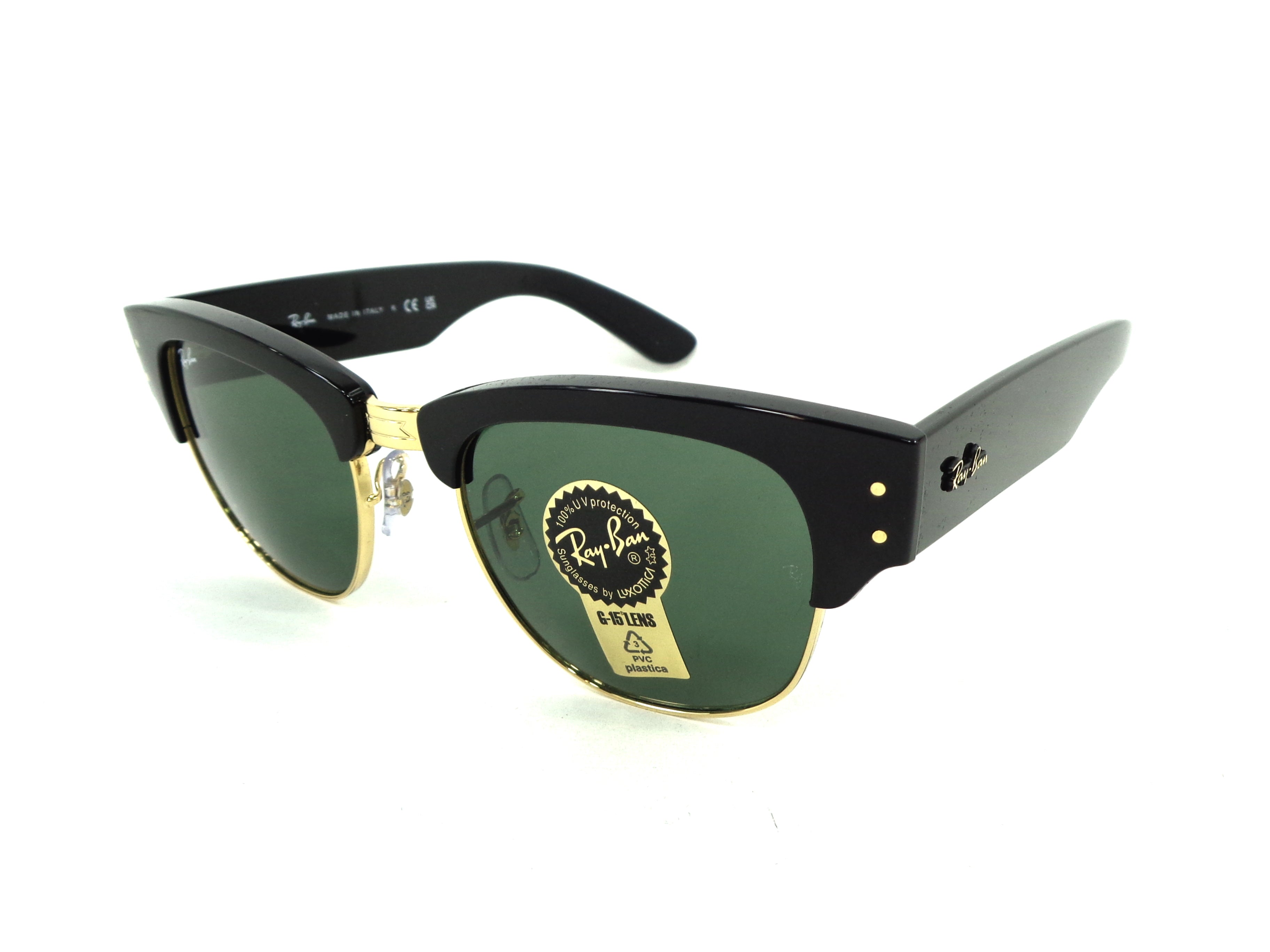 RAY BAN - Mega Clubmaster 0316s 901 31  Black on Arista Green 90131 calibro 50