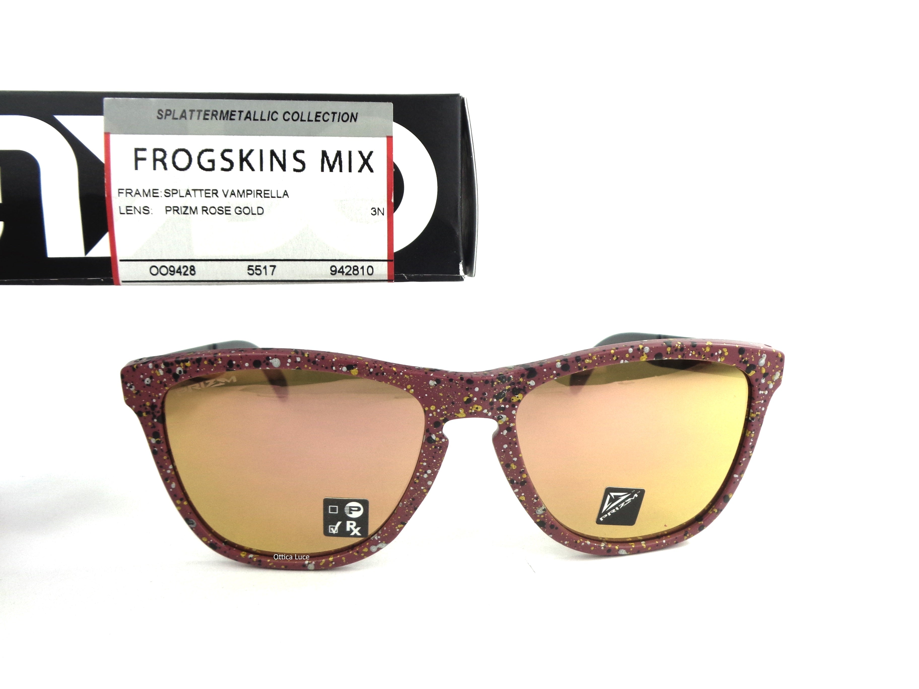 OAKLEY - Frogskins Mix 9428 10 Cycling Sport Racing Prizm 942810 Splattermetallic Collection