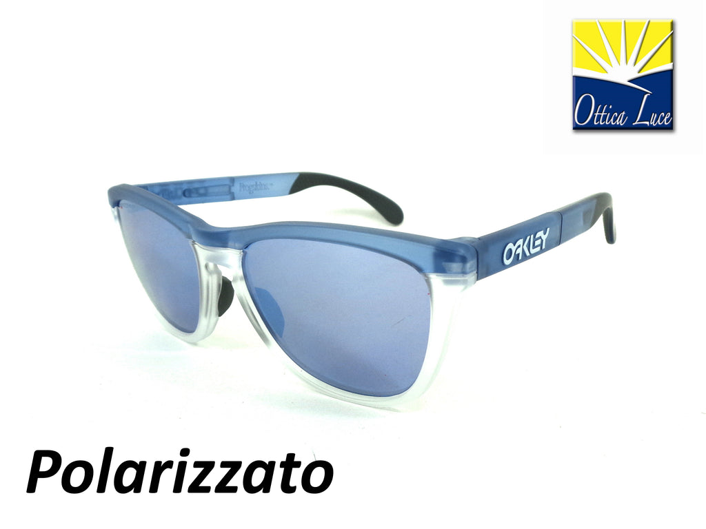 OAKLEY - Frogskins Range 9284 09 Fishing Sport Racing 928409 Prizm Deep Water Polarizzato