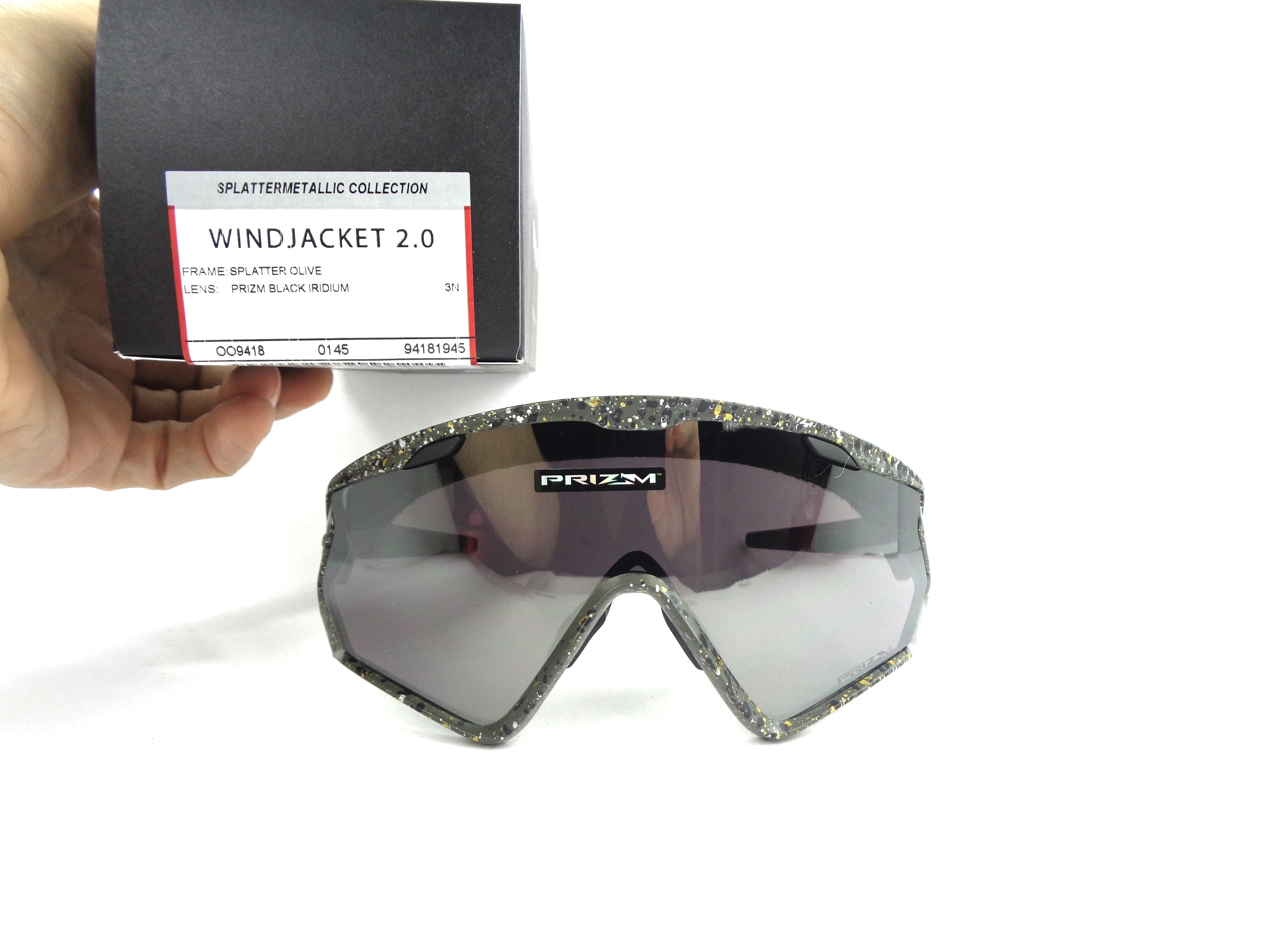 OAKLEY - Windjacket 2.0 9418 19 Cycling Sport Racing Prizm 941819 Splattermetallic Collection