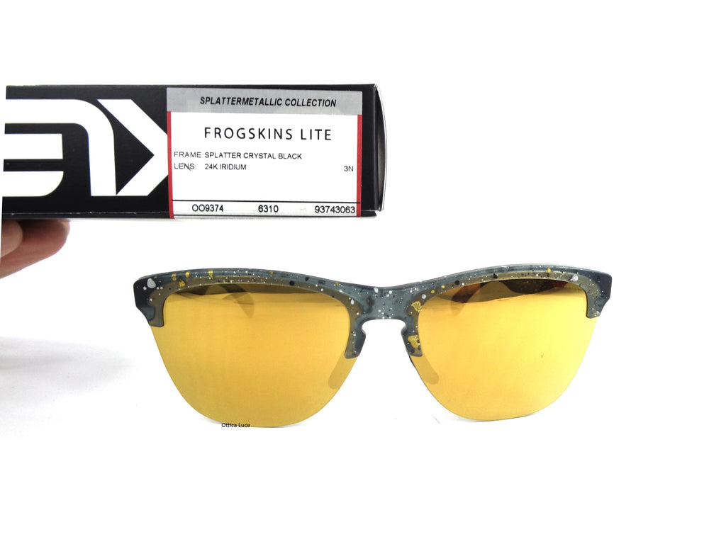 OAKLEY - Frogskins Lite 9374 30 24K Iridium 937430 Cycling Sport Racing Splattermetallic Collection
