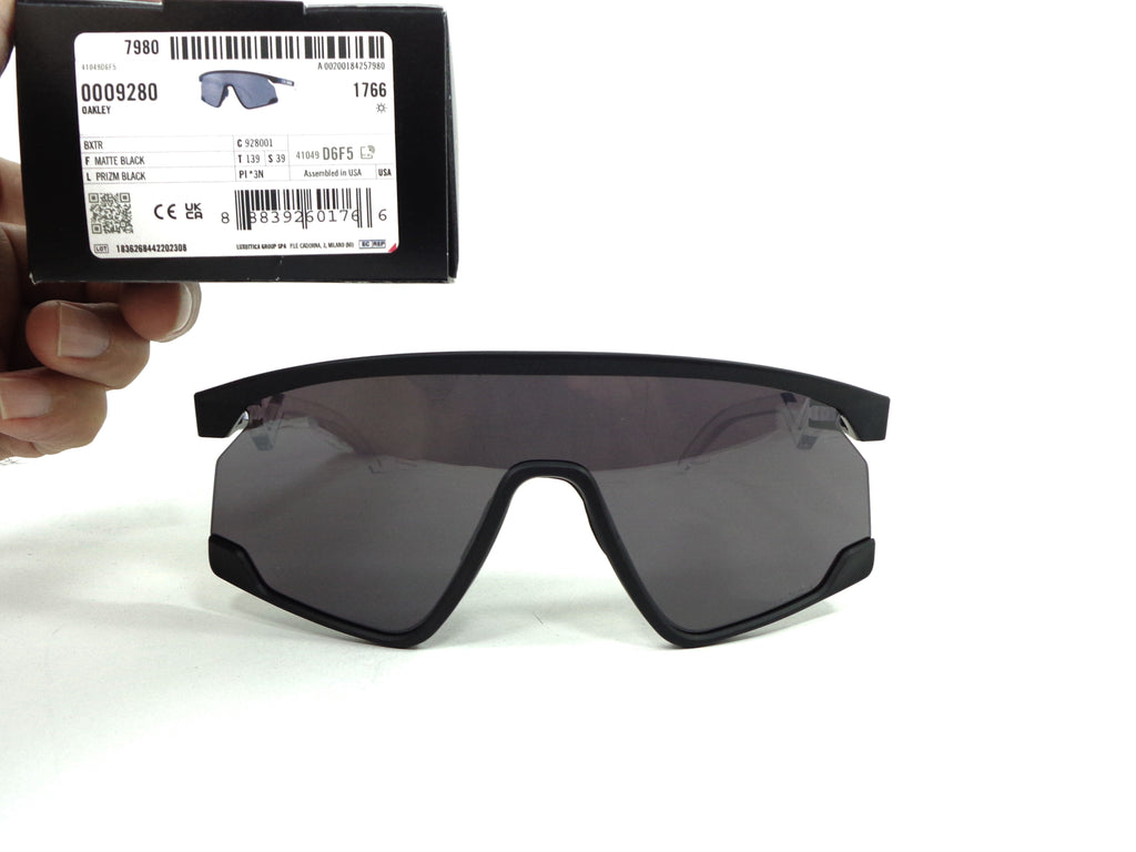 OAKLEY - BXTR 9280 01  Cycling Sport Racing Prizm Black  928001 occhiale da sole unisex