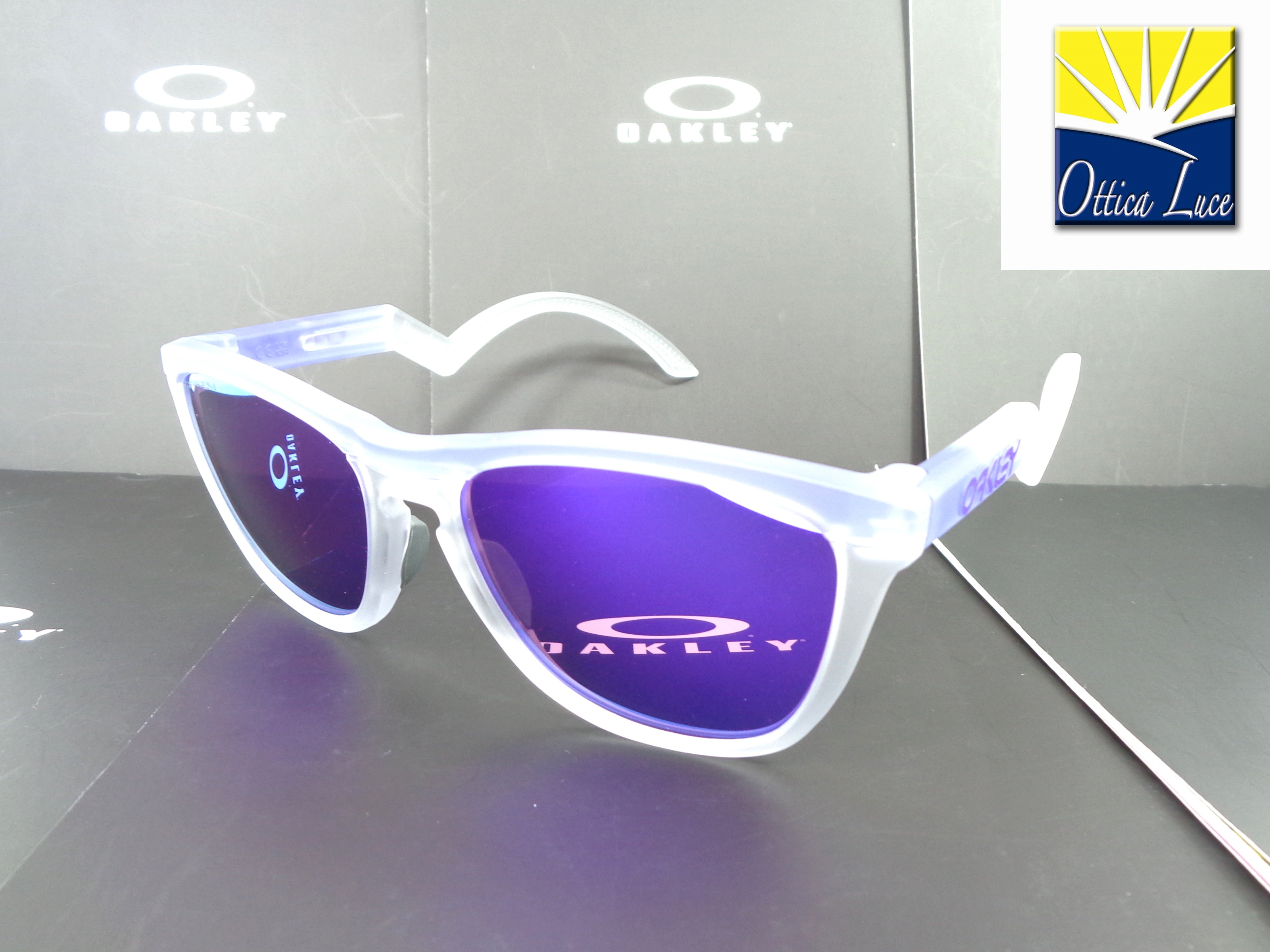 OAKLEY - Frogskins Hybrid 9289 01  Cycling Sport Racing Prizm Violet   928901