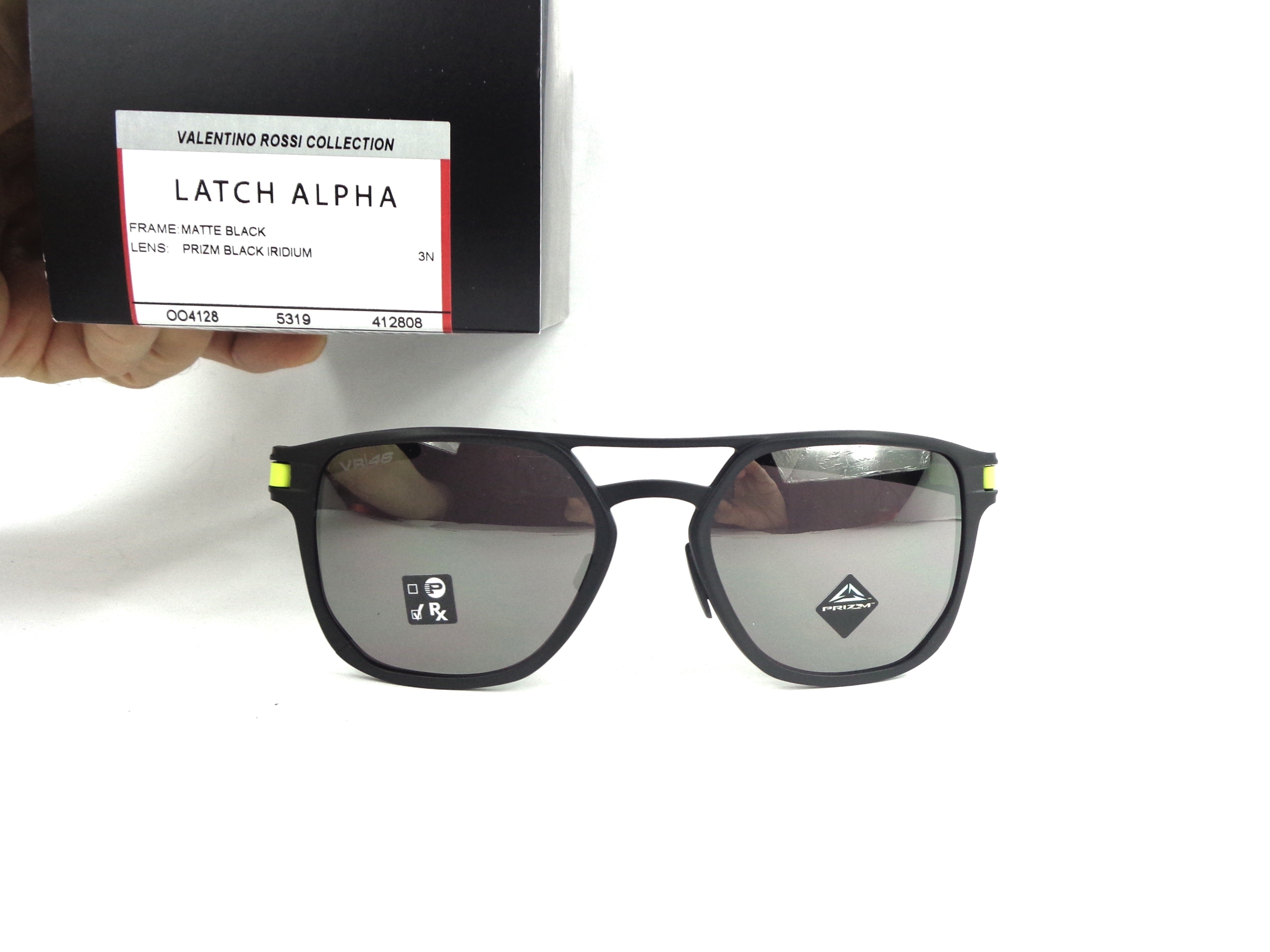 OAKLEY - Latch Alpha 4128 08 VR46 Racing Prizm 412808 Valentino Rossi Collection