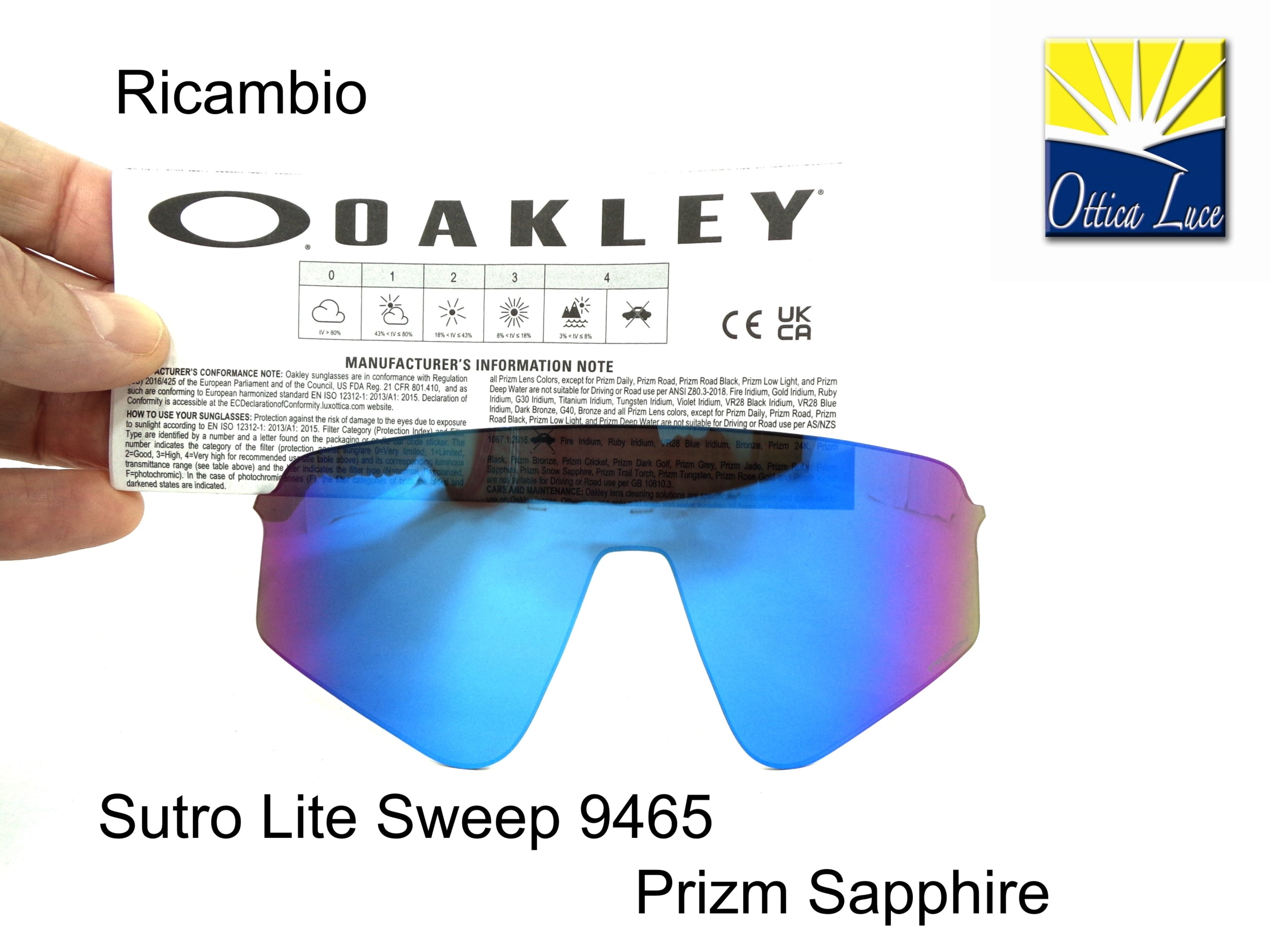 OAKLEY - Lenti di Ricambio Sutro Lite Sweep Prizm Sapphire  9465