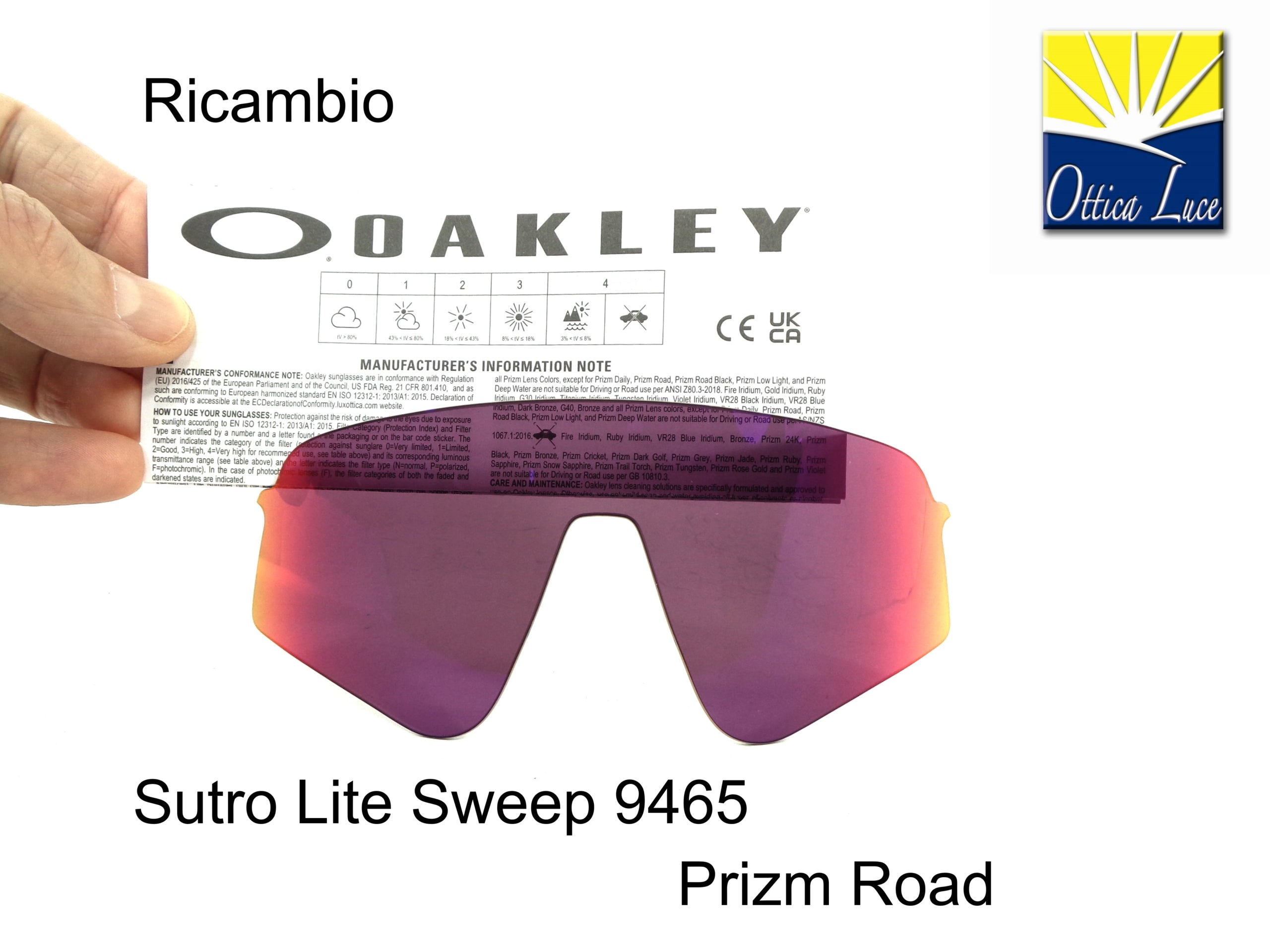 OAKLEY - Lenti di Ricambio Sutro Lite Sweep Prizm Road  9465