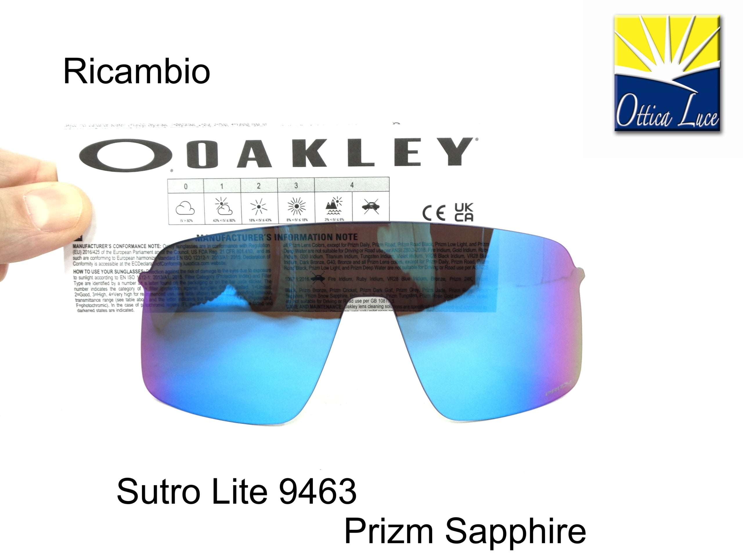 OAKLEY - Lenti di Ricambio Sutro Lite Prizm Sapphire 9463