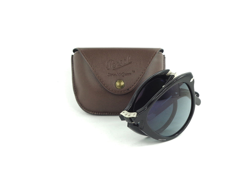 PERSOL - 714 SM 95/S3 Steve McQueen Special Edition calibro 54 Polarizzato 95S3 Nero Lucido