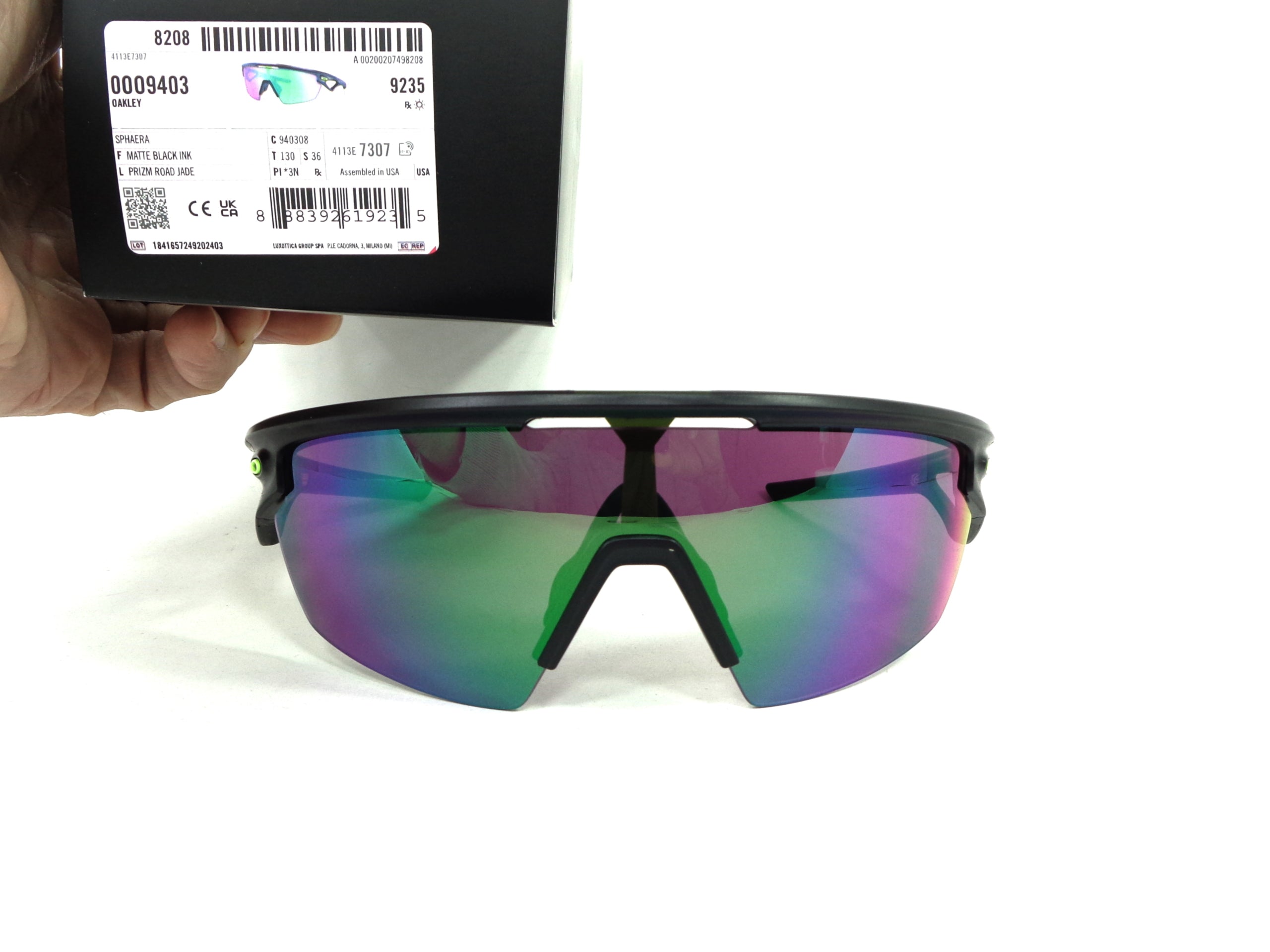 OAKLEY - Sphaera 9403 08 Cycling Sport Racing Prizm Road Jade 940308