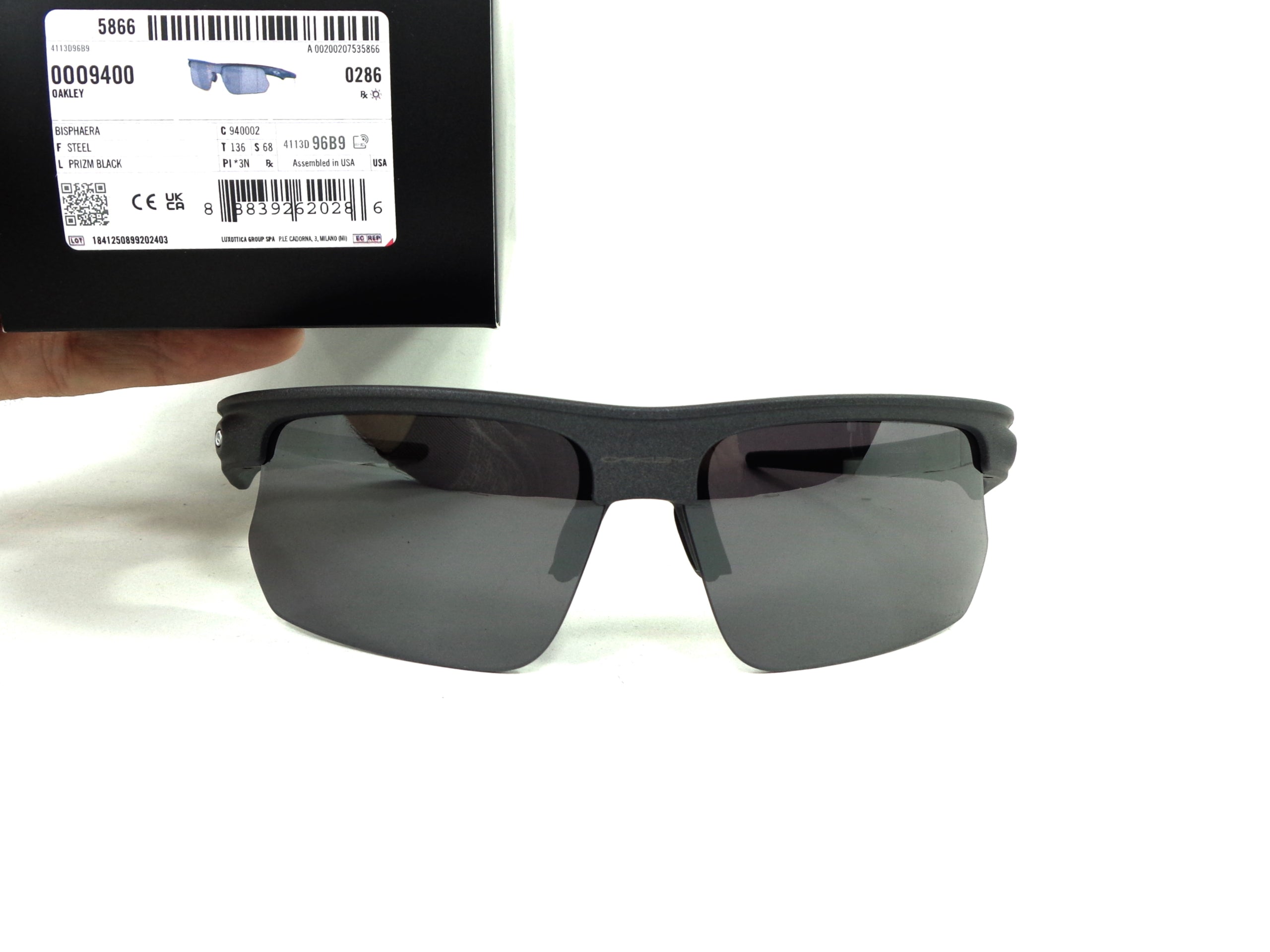 OAKLEY - Bisphaera 9400 02 Cycling Sport Racing Prizm Black 940002