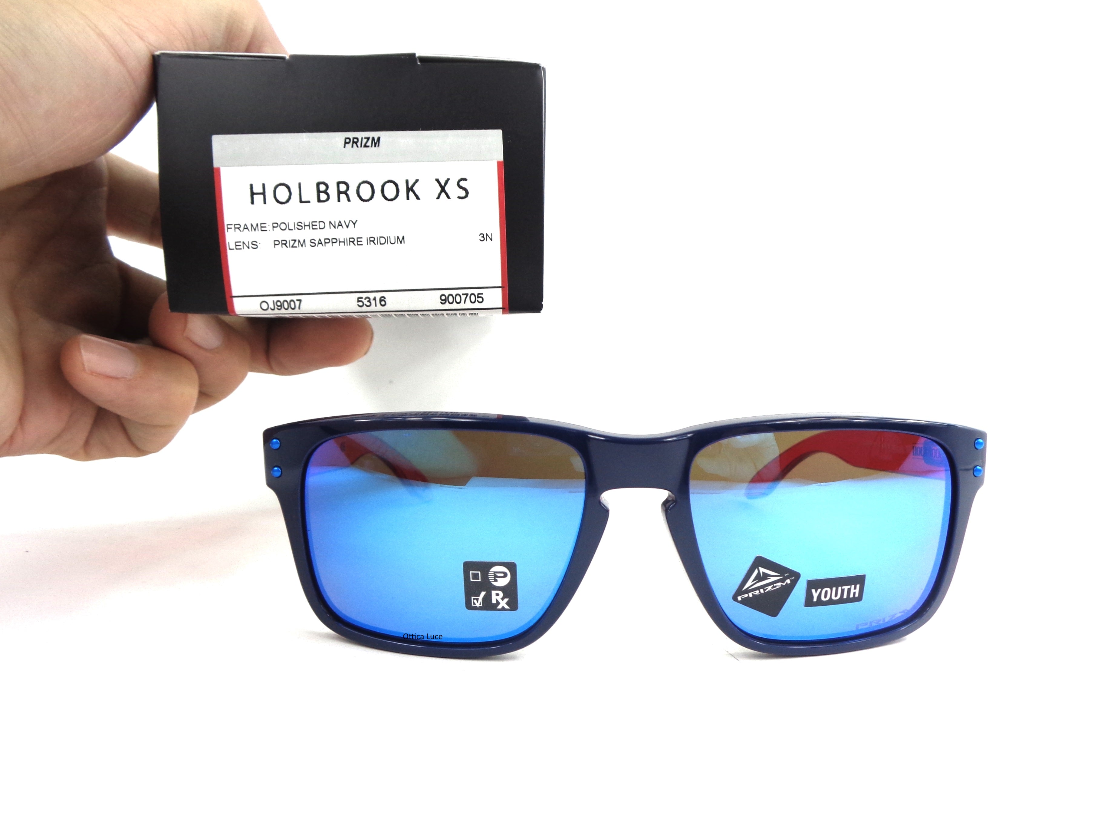 OAKLEY - Holbrook XS 9007 05 Prizm Sapphire Iridium Cycling Sport Racing 900705 Youth Junior