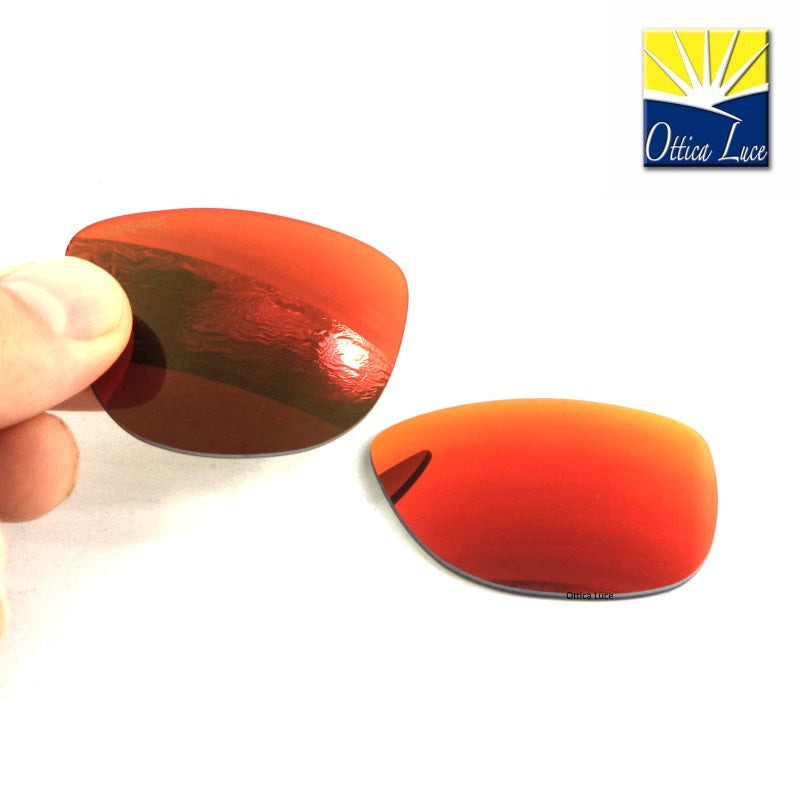 OAKLEY - Lenti di Ricambio Frogskins 9013 Prizm Ruby Compatibili con VR46 Serie Valentino Rossi