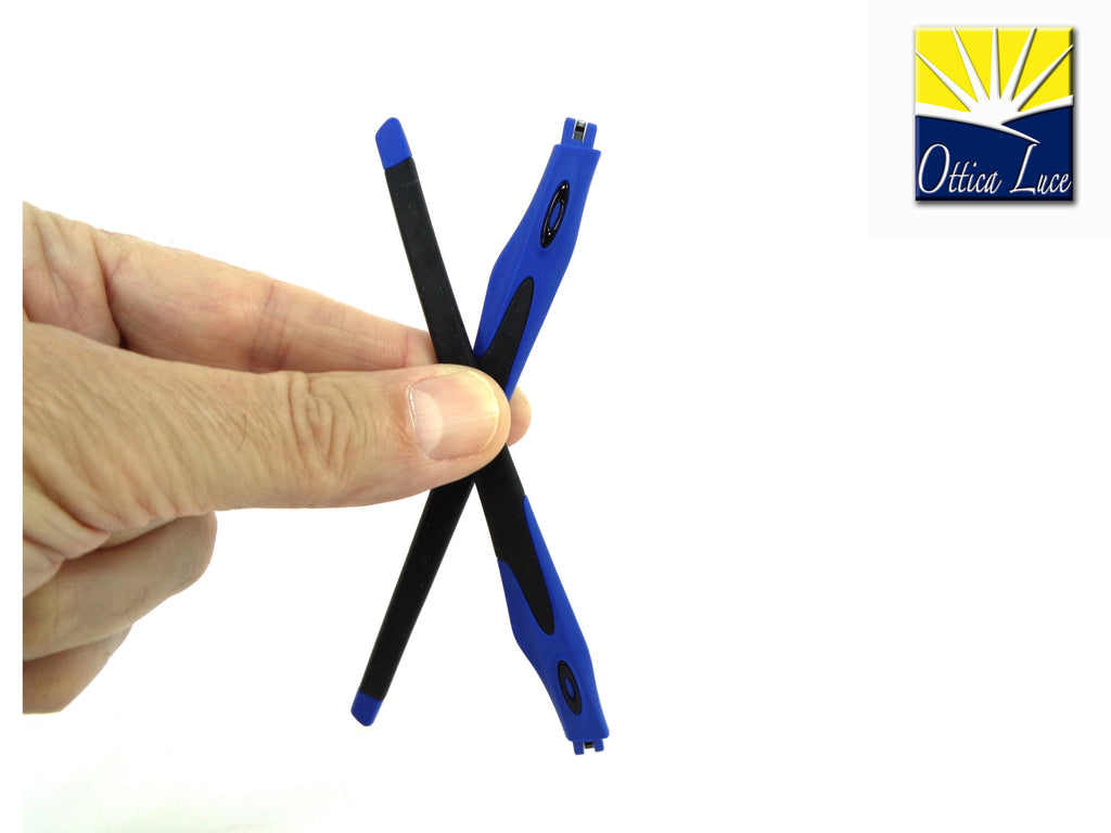 Aste ricambio OAKLEY CROSSLINK  Cobalto/Nero  per modelli 8027 - 8030 - 8031 - 8090