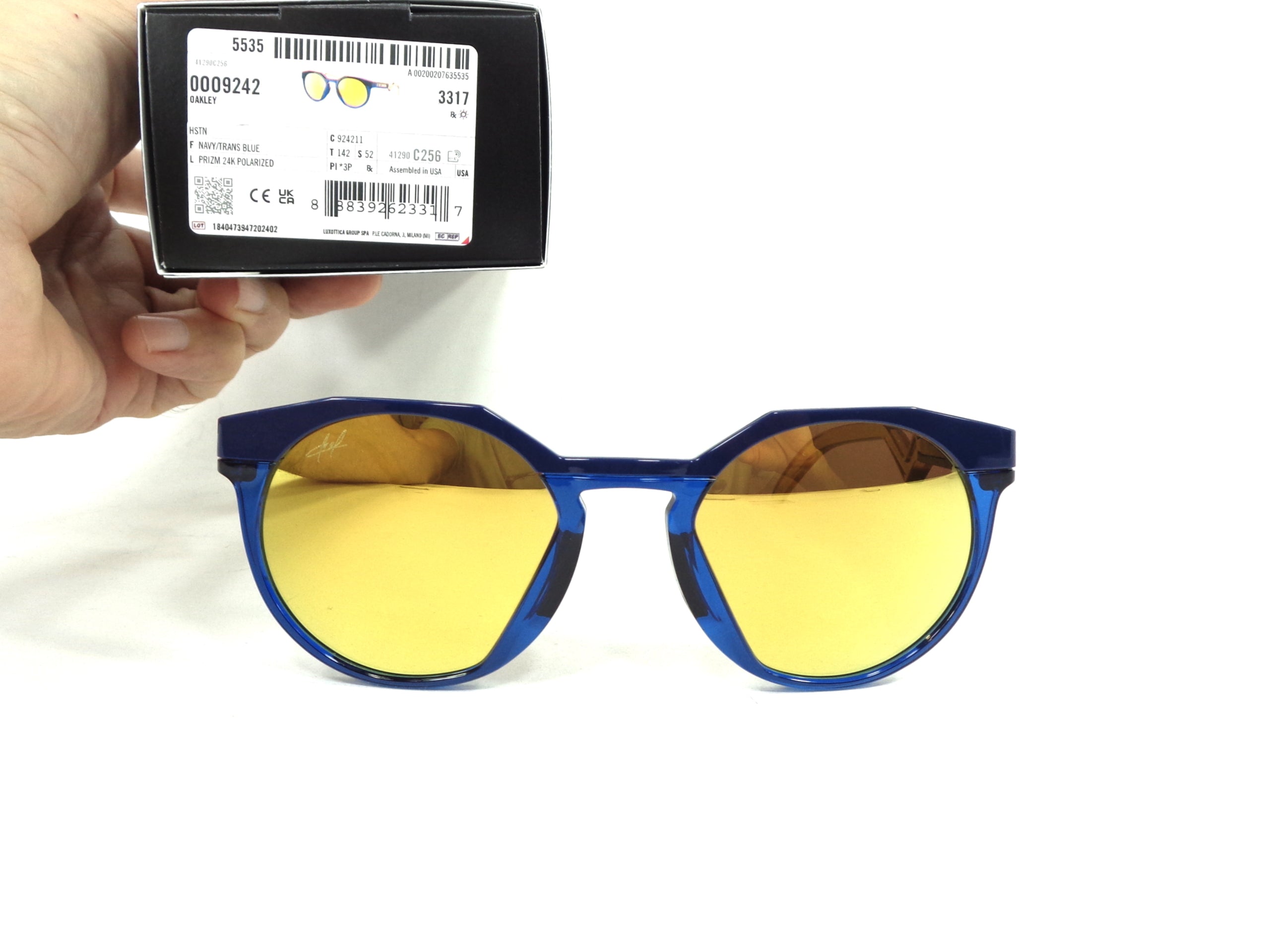 OAKLEY - HSTN 9242 11  Sport Racing Prizm 24K Polarizzato 924211 Kylian Mbappé Signature Series