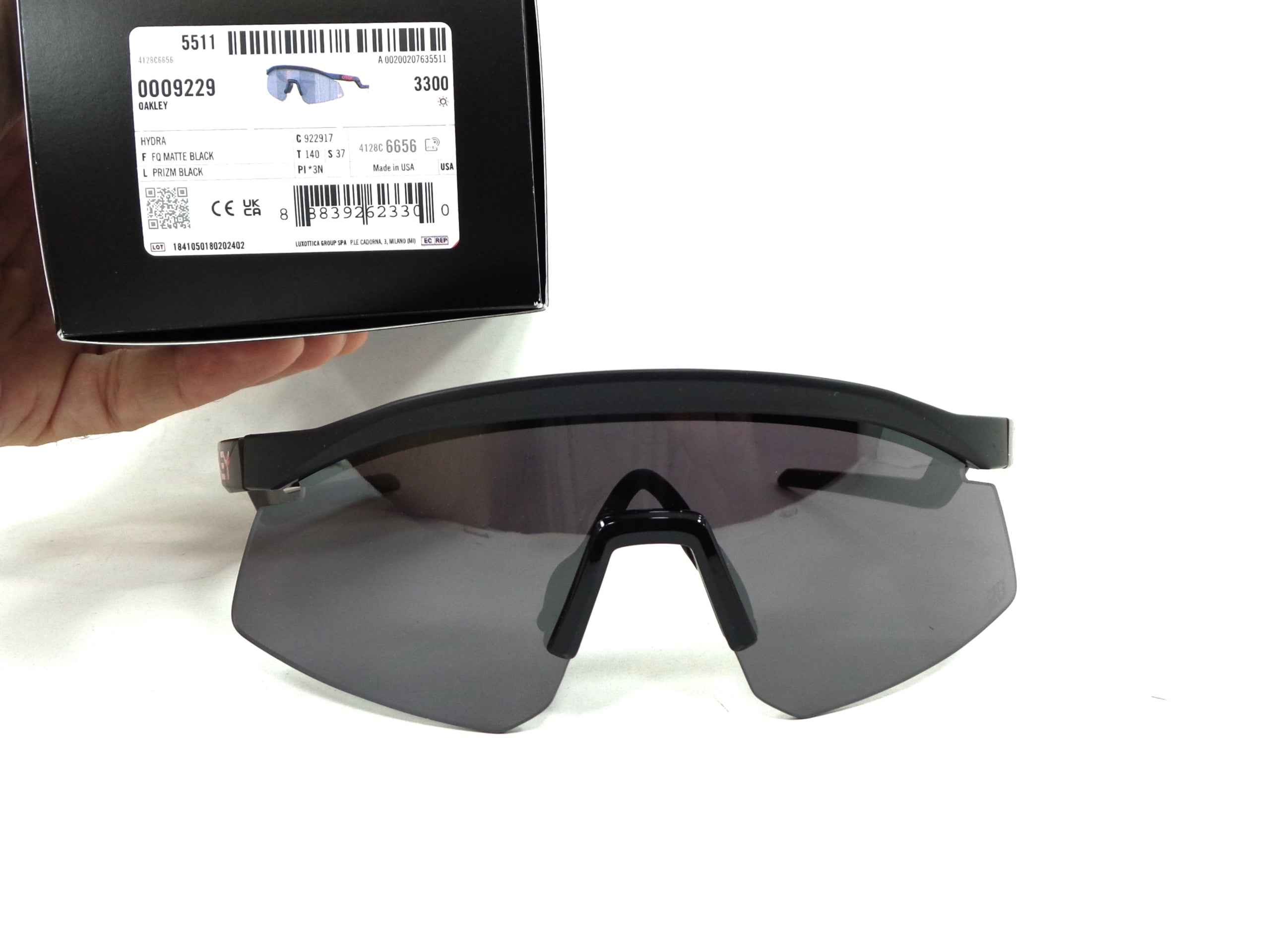 OAKLEY - Hydra  9229 17 Cycling Sport Racing Prizm Black  922917  Fabio Quartararo Signature Series SOTTOCOSTO