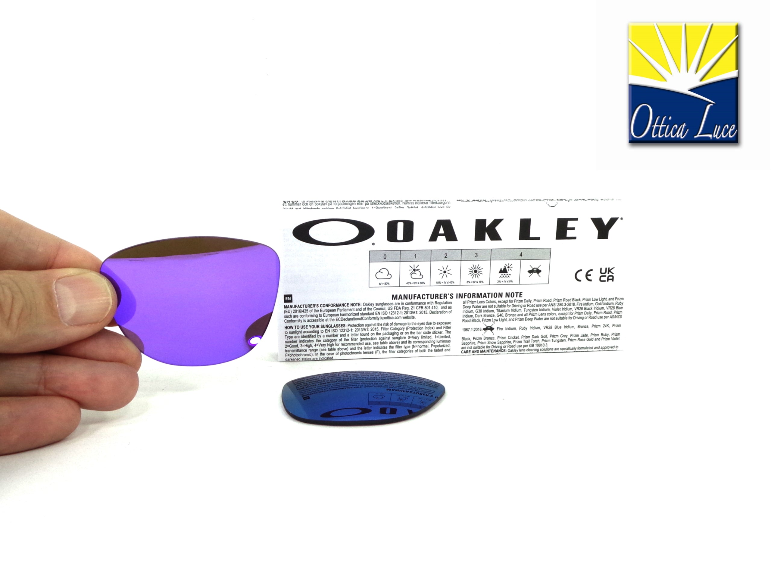 OAKLEY - Lenti di Ricambio Frogskins 9013  Prizm Violet