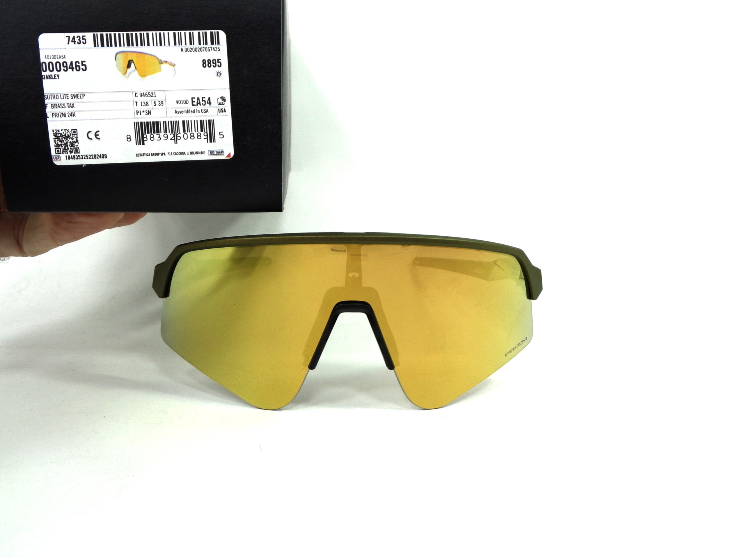 OAKLEY - Sutro Lite Sweep 9465 21  Brass Tax  Cycling Sport Racing Prizm 24K  946521