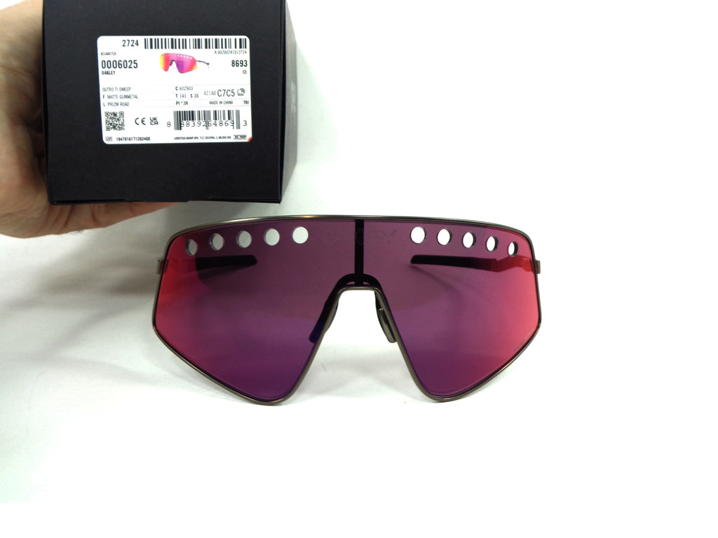 OAKLEY - Sutro Ti Sweep 6025 03 Titanio Cycling Sport Racing Prizm Road 602503