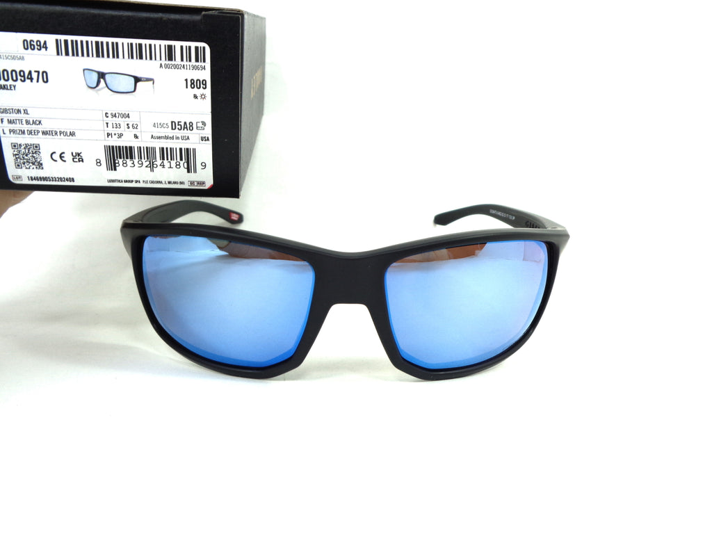 OAKLEY - Gibston XL 9470 04  Sport Racing Prizm Deep Water Polarizzato Pesca 947004