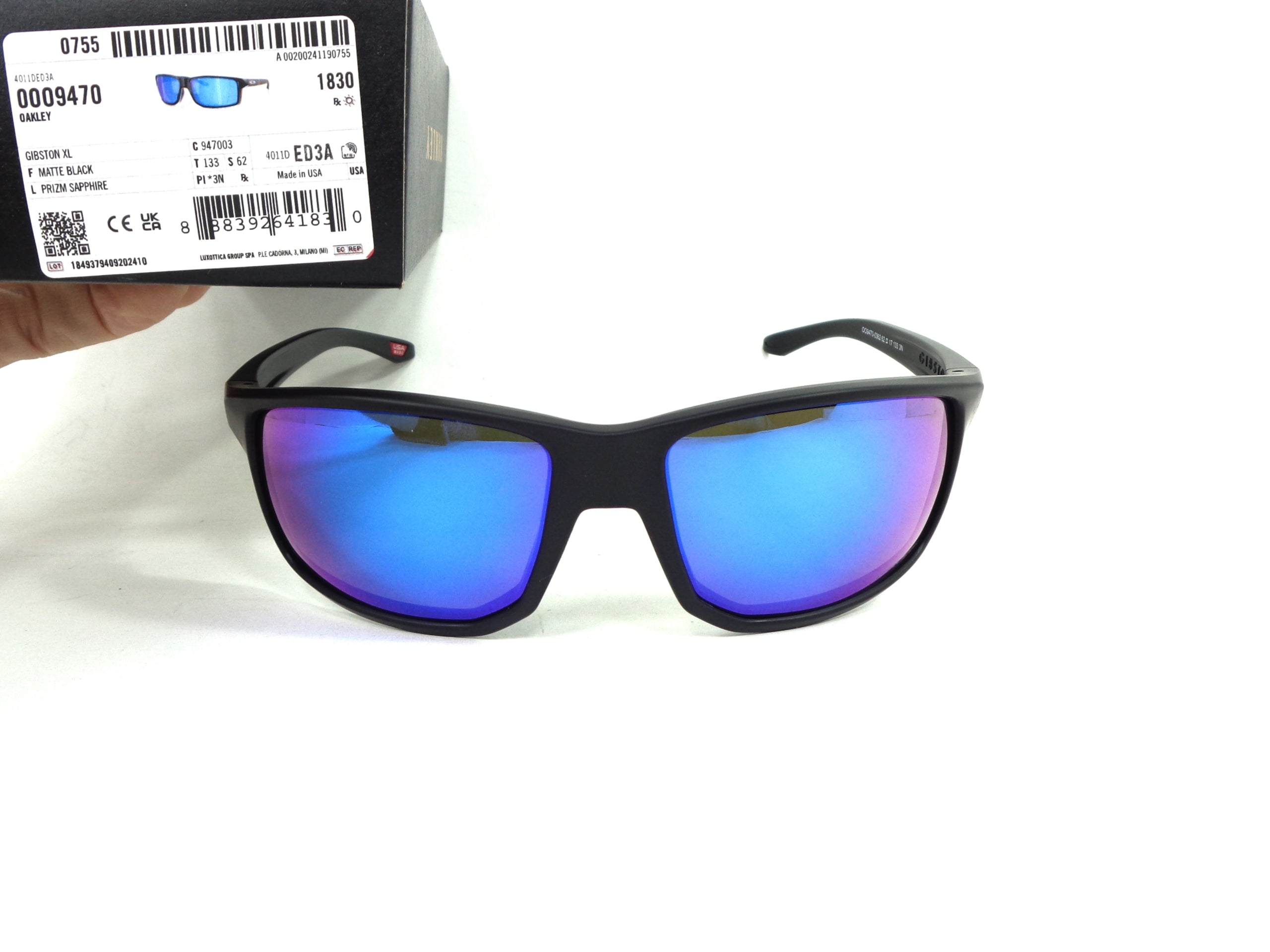 OAKLEY - Gibston XL 9470 03  Cycling Sport Racing Prizm Sapphire 947003