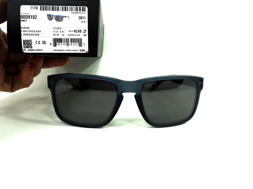 OAKLEY - Holbrook 9102 Z4 Cycling Sport Racing Prizm Black Polarizzato 9102Z4