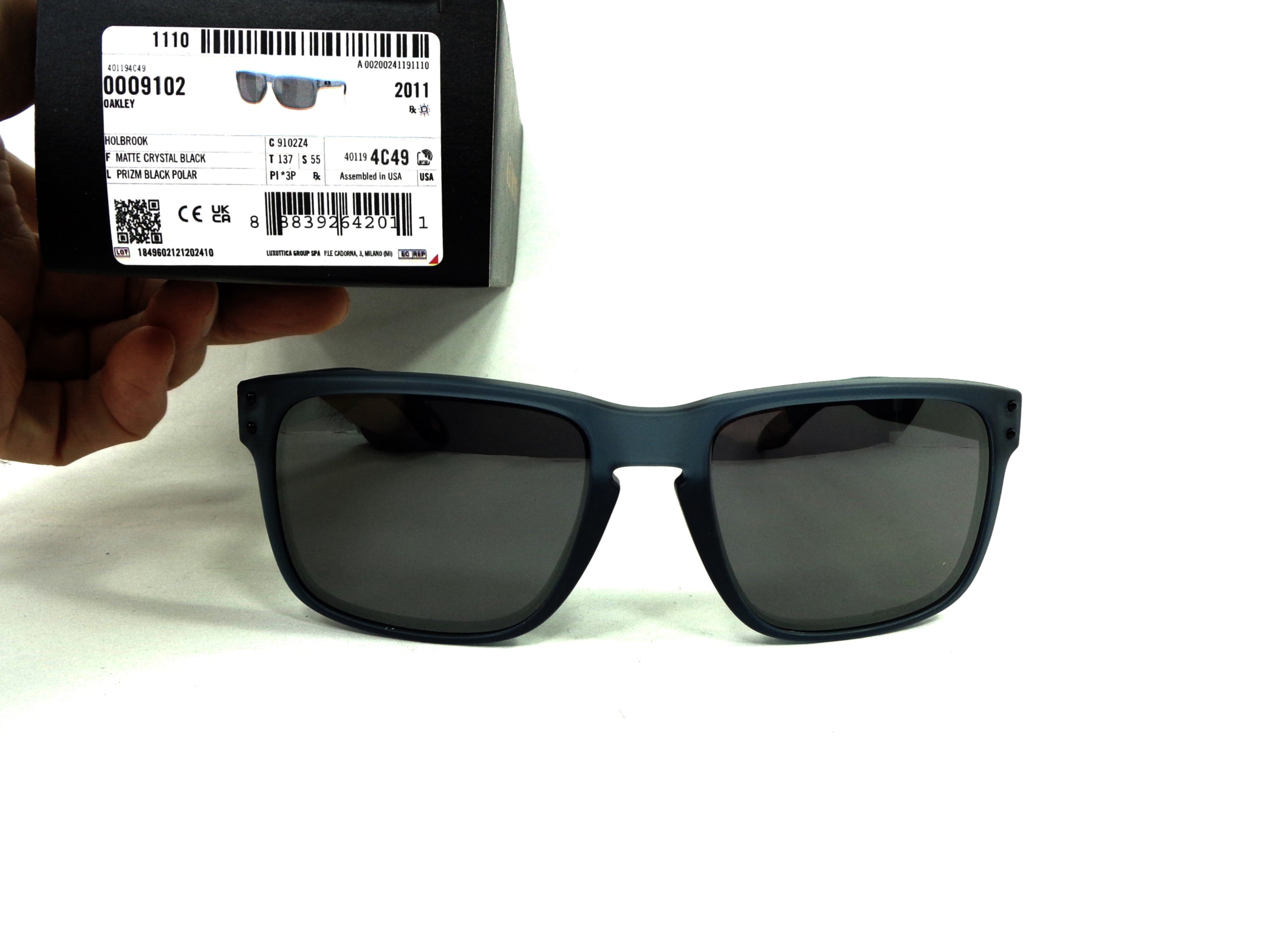OAKLEY - Holbrook 9102 Z4 Cycling Sport Racing Prizm Black Polarizzato 9102Z4