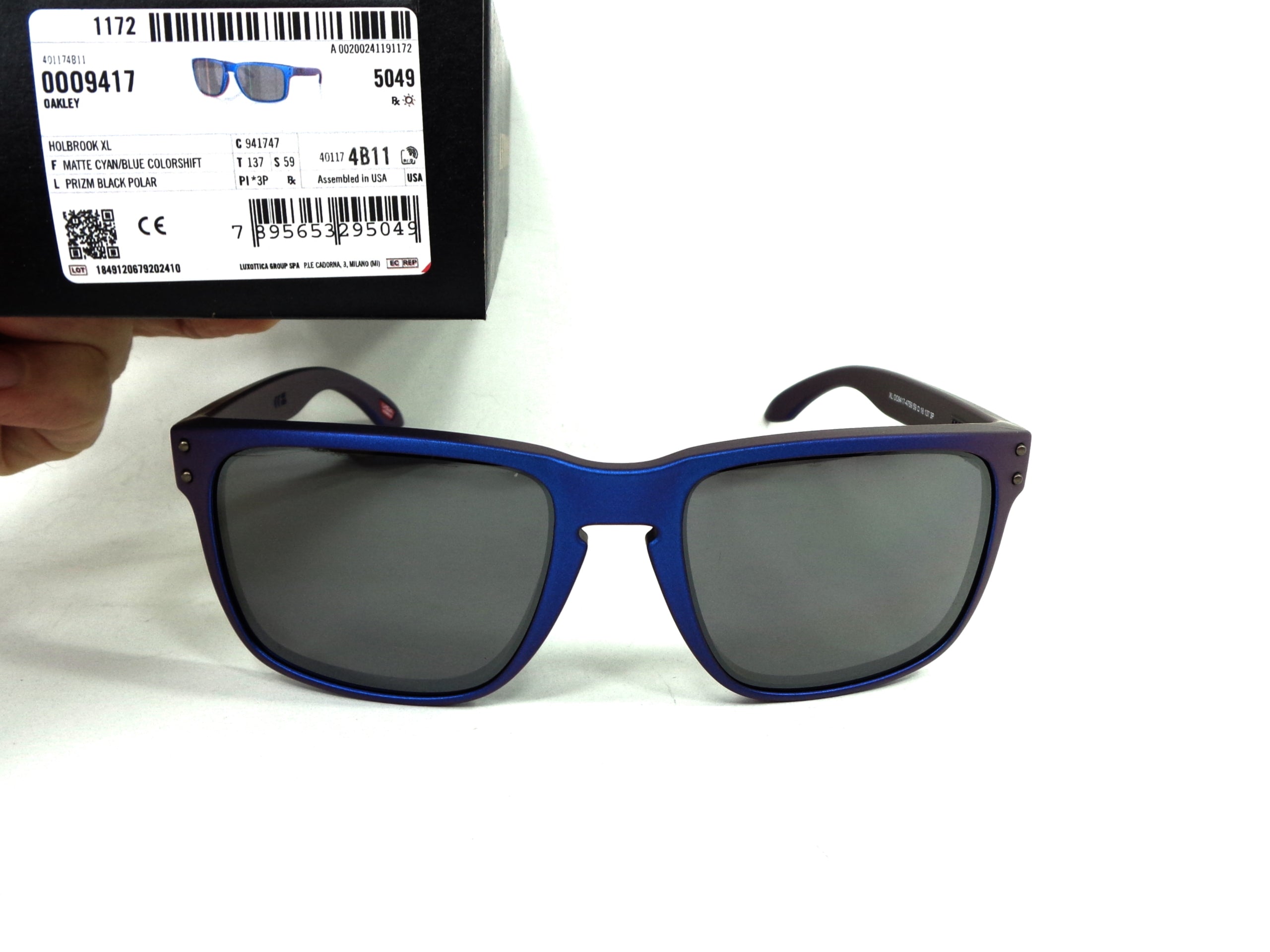OAKLEY - Holbrook XL 9417 47 Cycling Sport Racing Prizm Black Polarizzato 941747