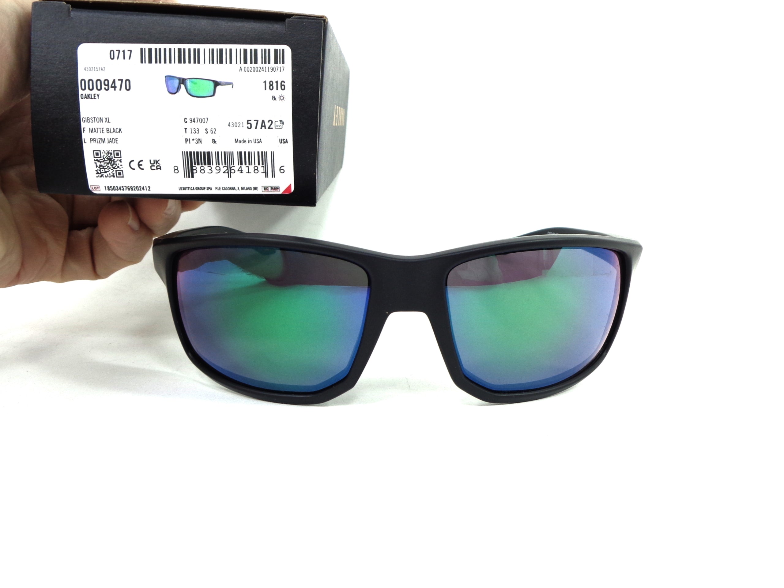 OAKLEY - Gibston XL 9470 07  Cycling Sport Racing Prizm Jade 947007