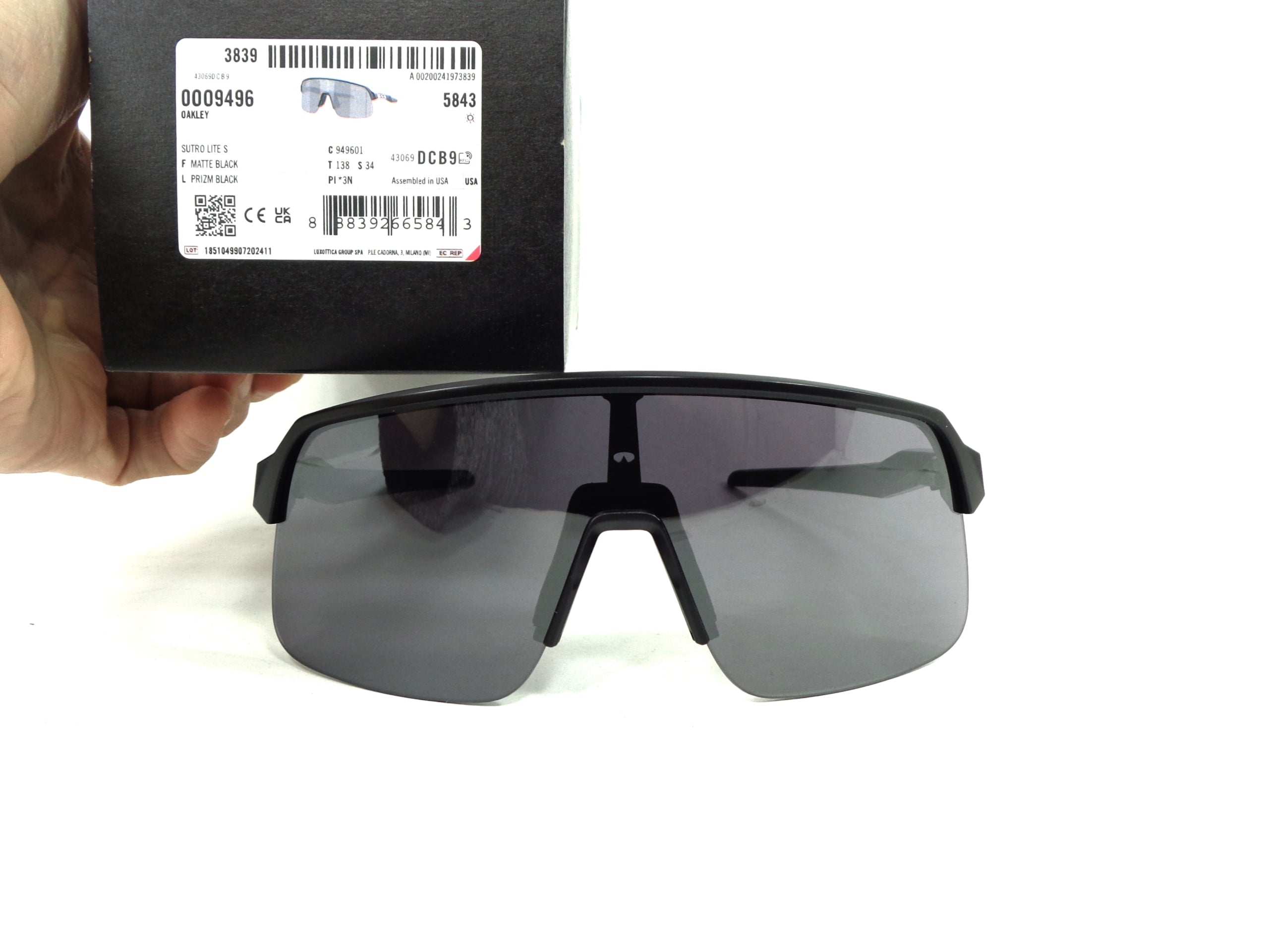 OAKLEY Sutro Lite S Calibro Piccolo 9496 01  Prizm Black Sport Racing Cycling 949601